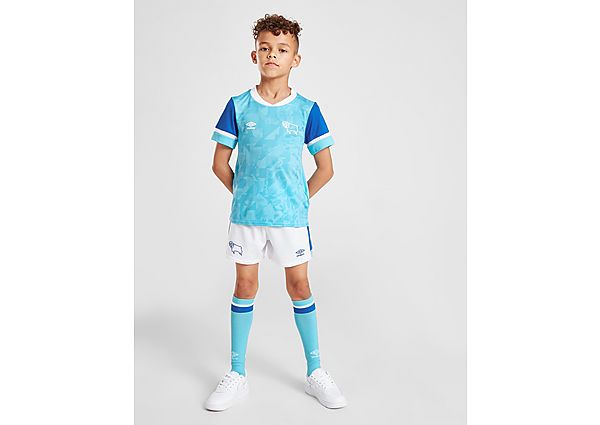 Umbro Derby County FC 2021/22 Away Kit Children - Blue - Kids, Blue