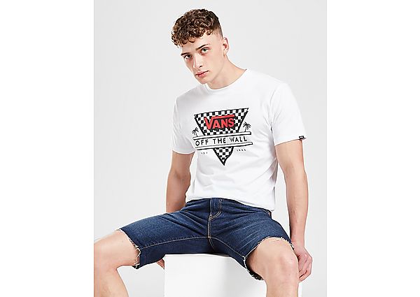 Vans T-Shirt à Damier Triangle Homme