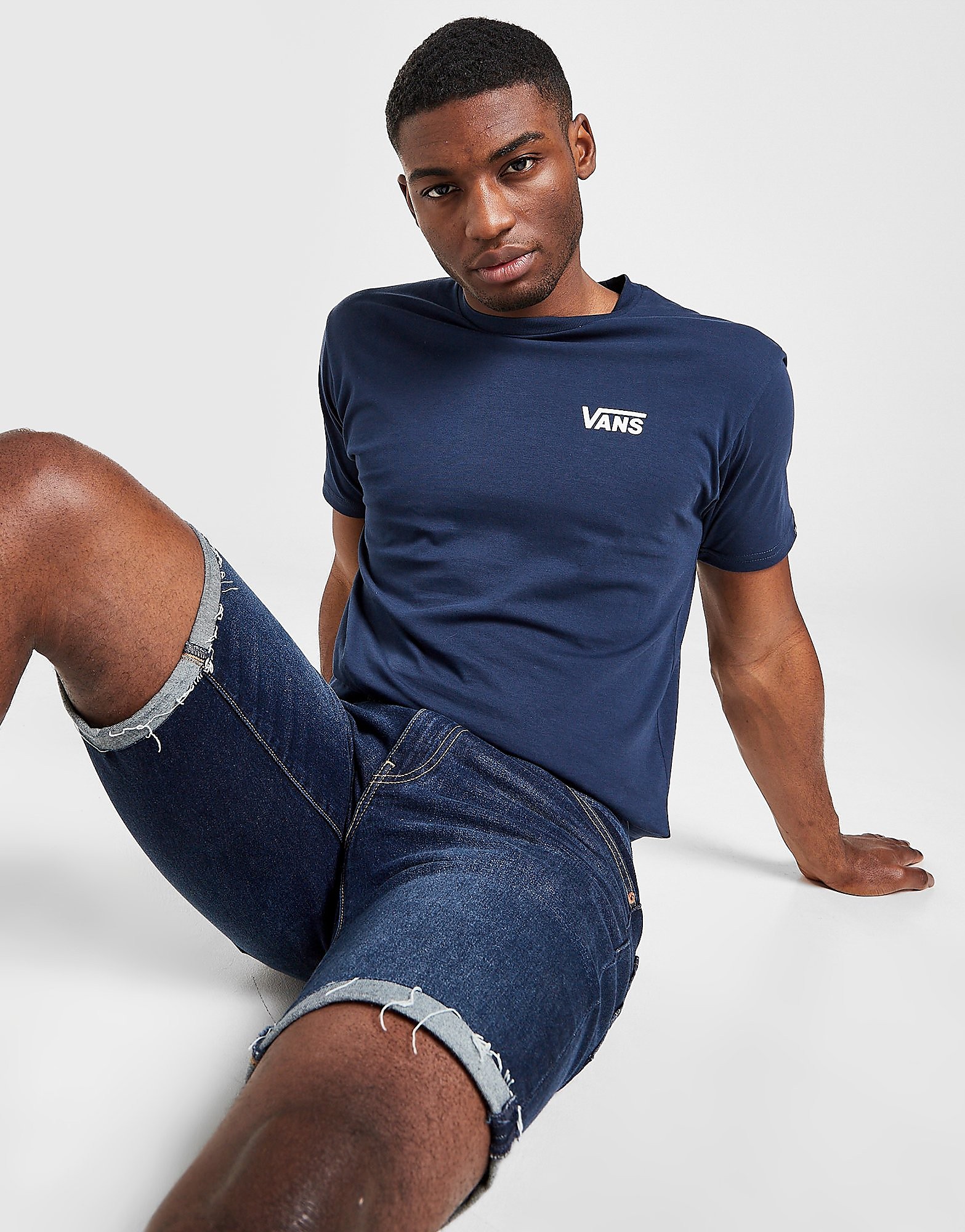 

Vans Back Palm T-Shirt - Only at JD - Navy - Mens, Navy