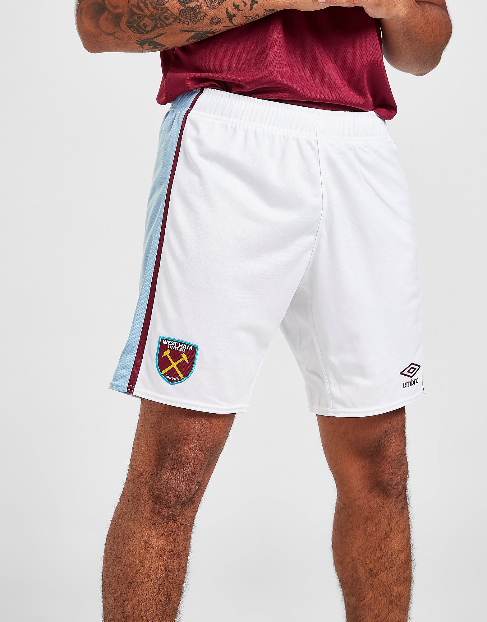 

Umbro West Ham United FC 2021/22 Home Shorts - White - Mens, White