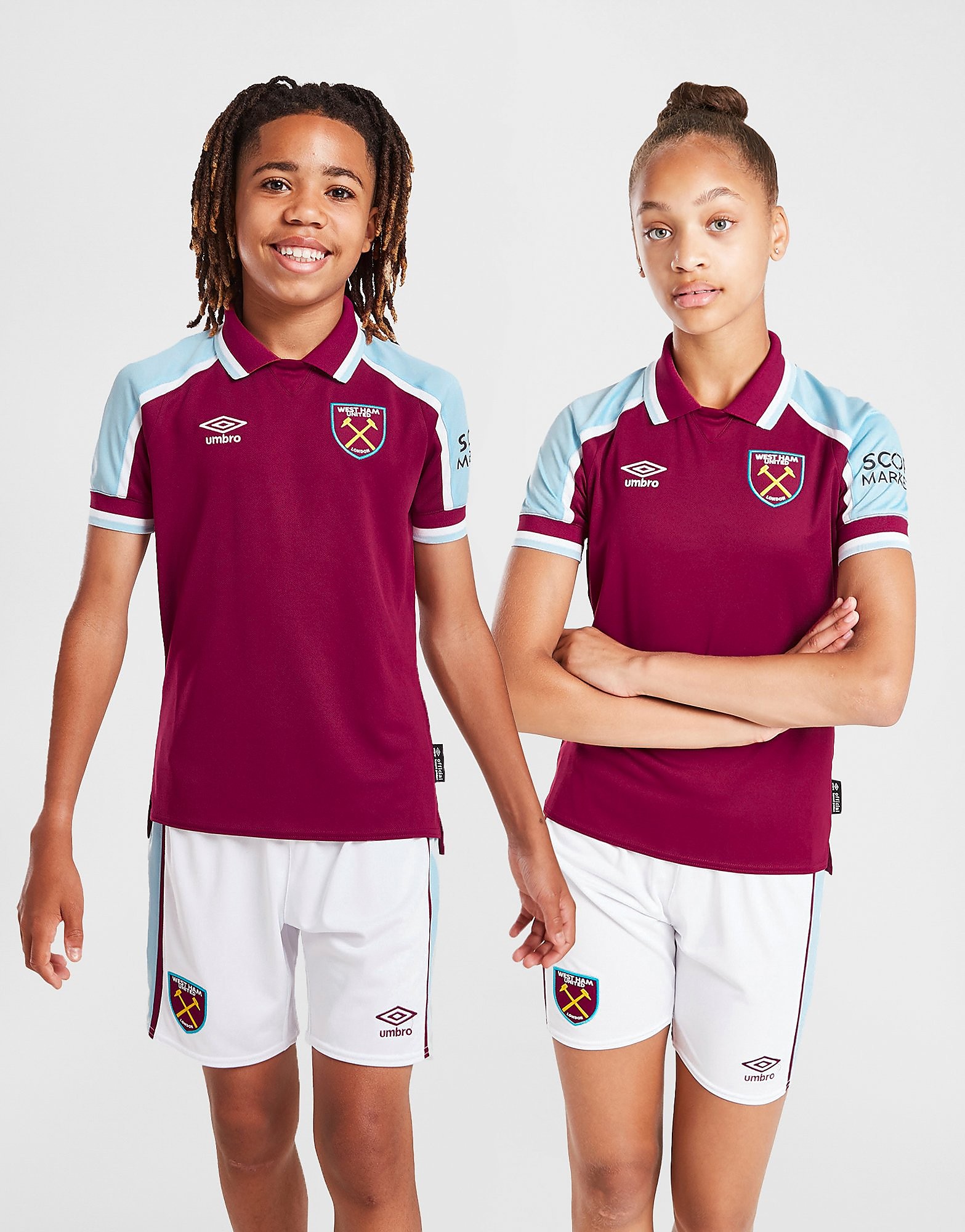 

Umbro West Ham United FC 2021/22 Home Shirt Junior - Red - Kids, Red