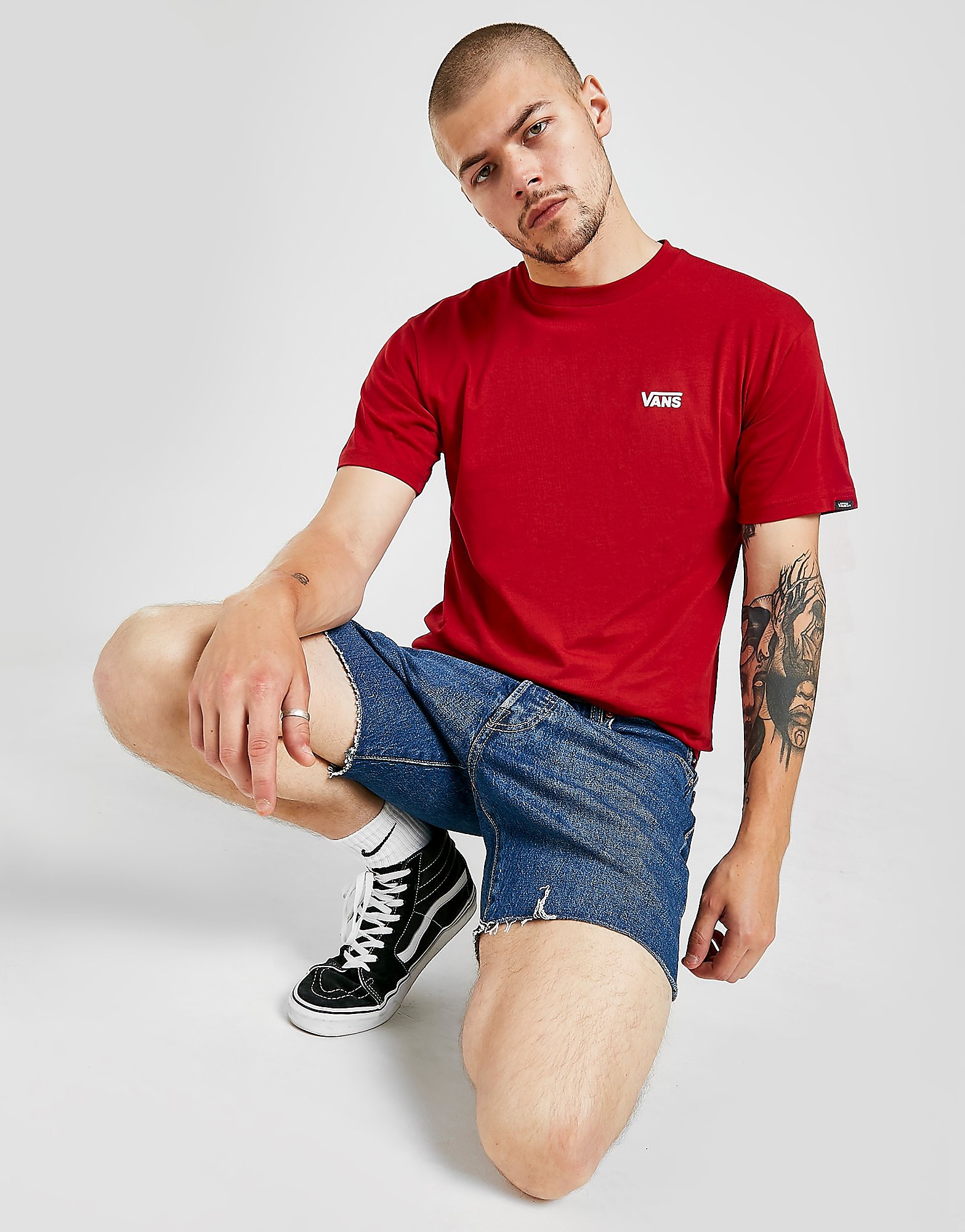 

Vans Core Classic Logo T-Shirt - Only at JD - Red - Mens, Red