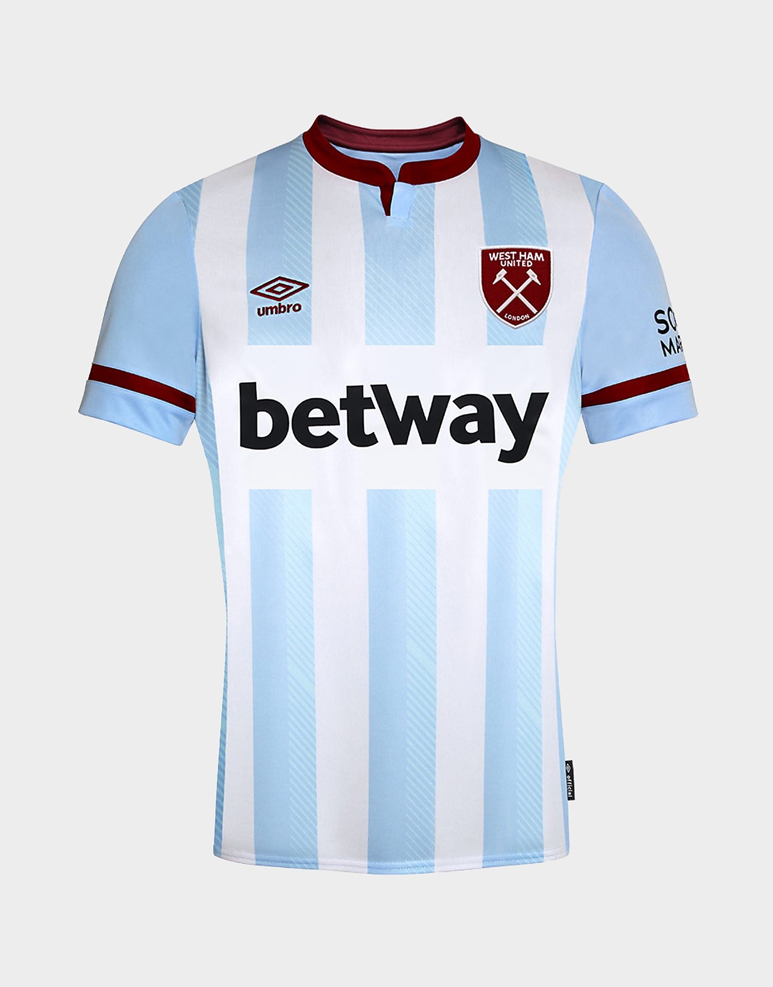 

Umbro West Ham United FC 2021/22 Away Shirt - White/Blue - Mens, White/Blue