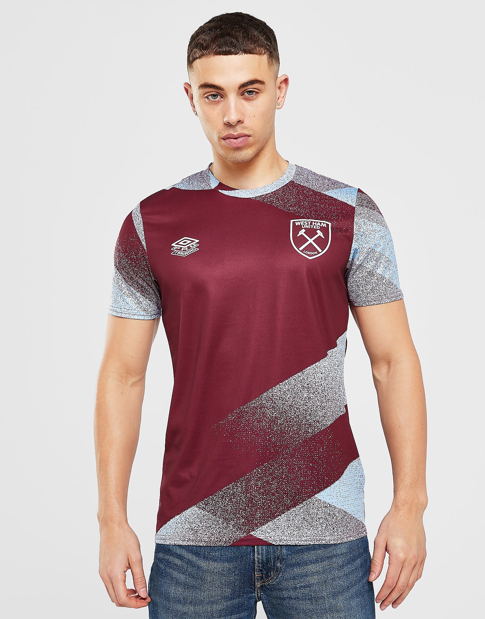 

Umbro West Ham United Warm Up Shirt - Red - Mens, Red