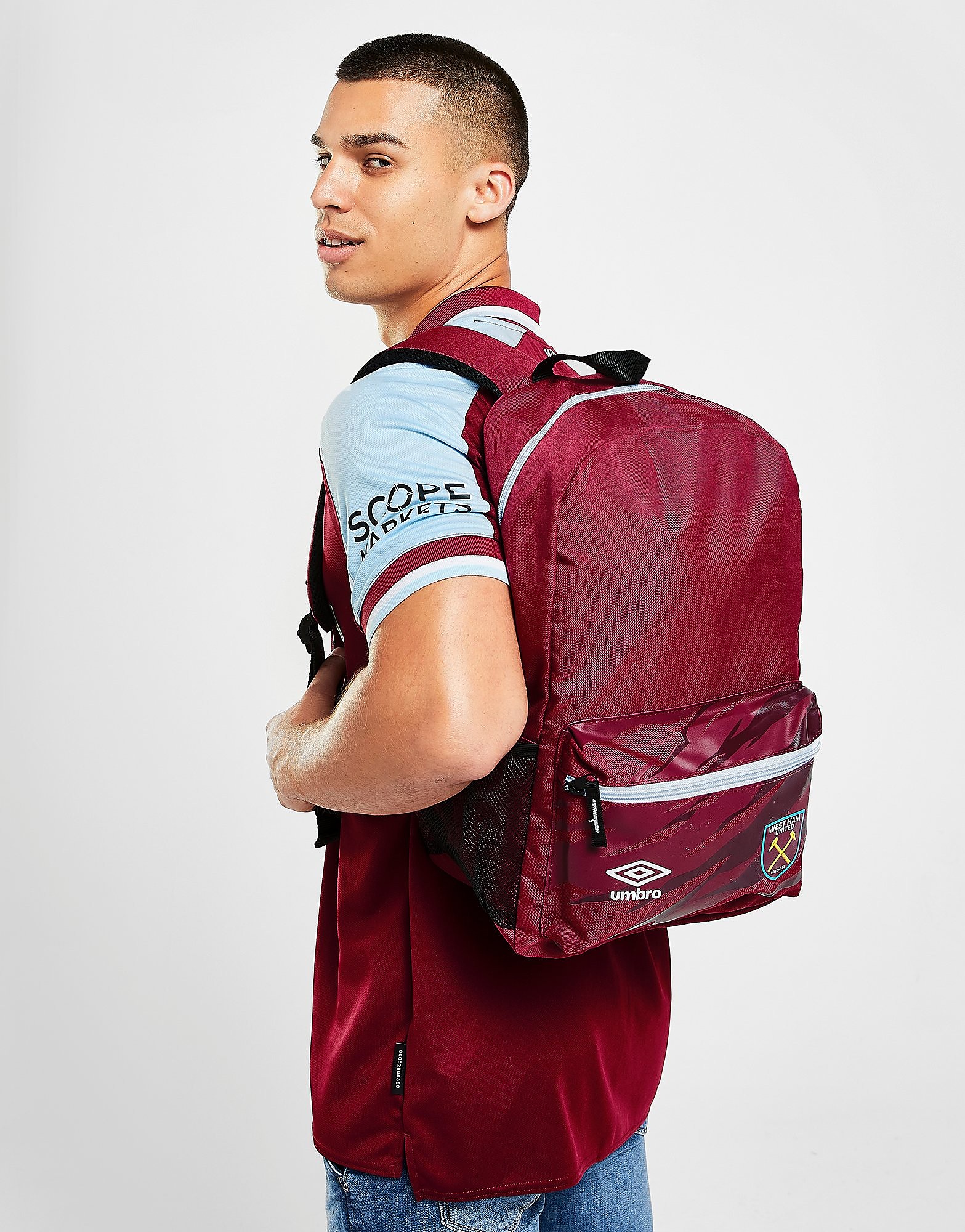 

Umbro West Ham United Stadium Backpack - Red - Mens, Red