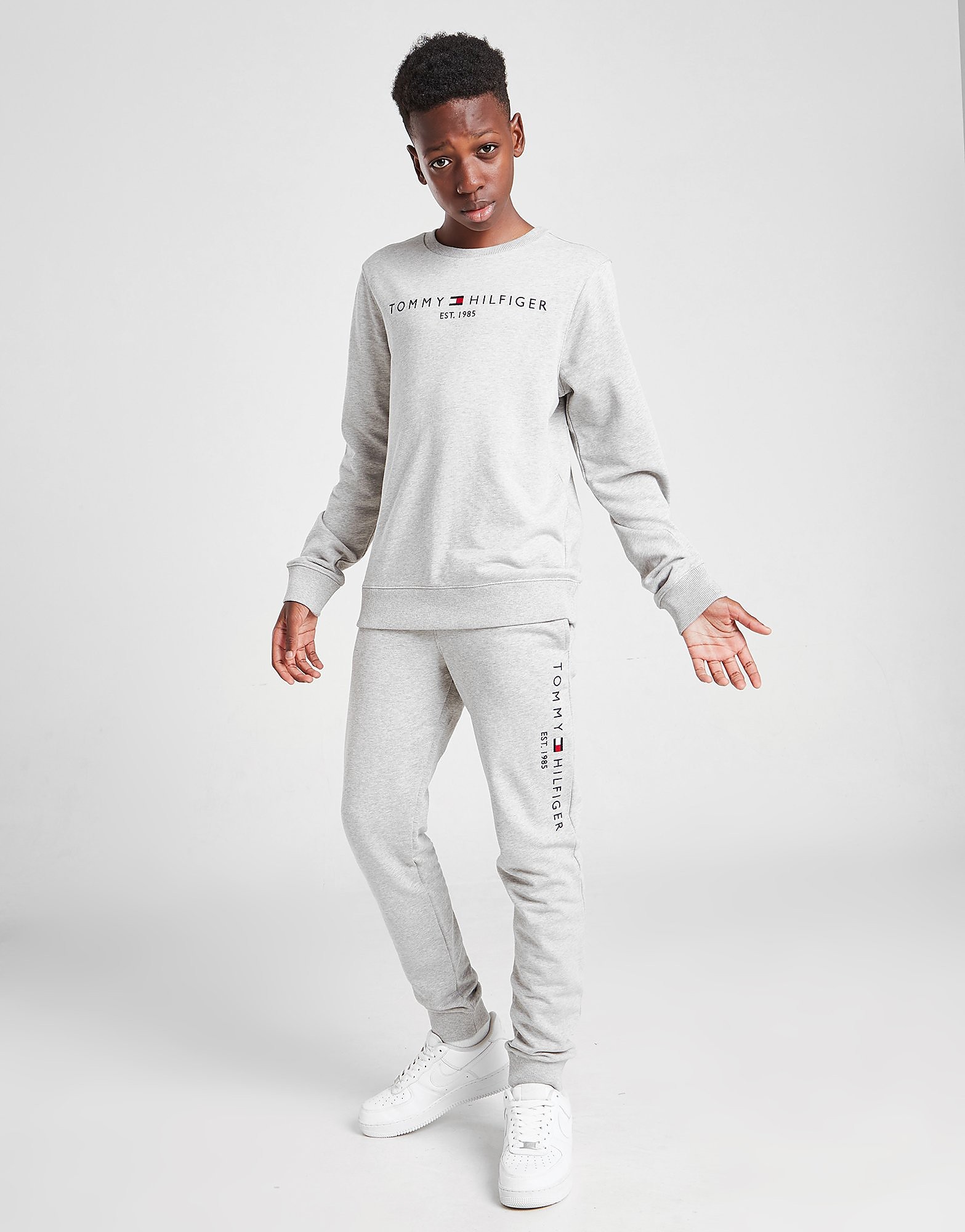 

Tommy Hilfiger Essential Crew Tracksuit Junior - Grey - Kids, Grey