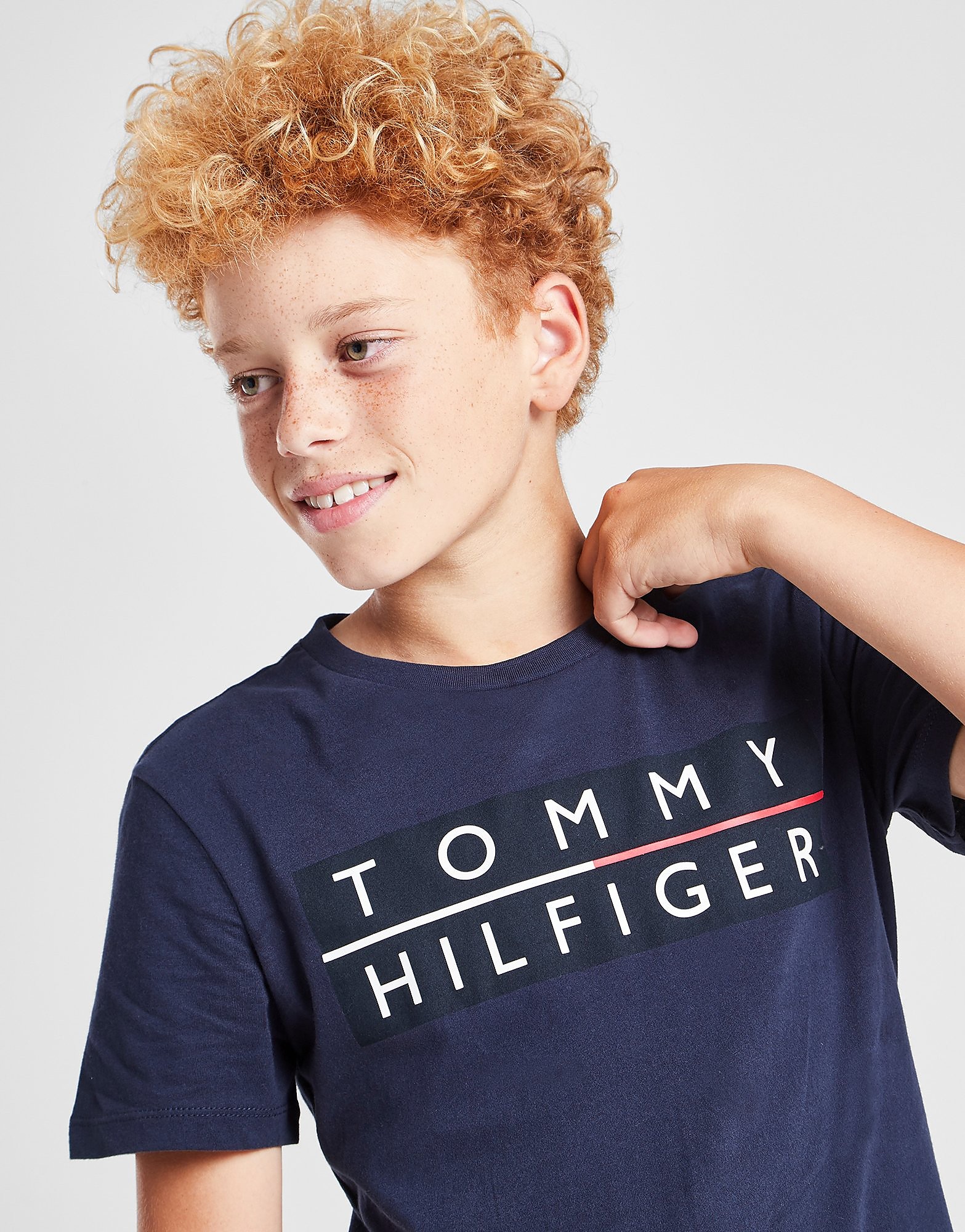 

Tommy Hilfiger Short Sleeve Logo T-Shirt Junior - Navy - Kids, Navy