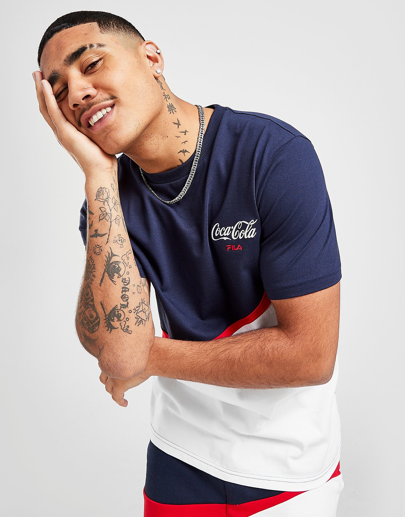 

Fila x Coca-Cola Waldo Wave T-Shirt - Only at JD - Navy/White - Mens, Navy/White