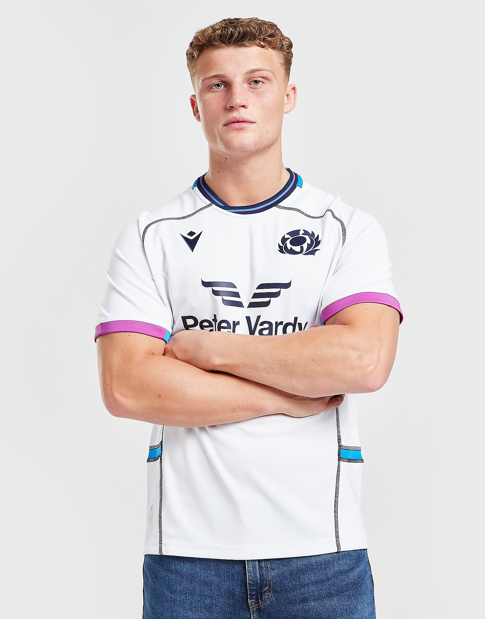 

Macron Scotland Rugby 2021/22 Away Shirt - White - Mens, White