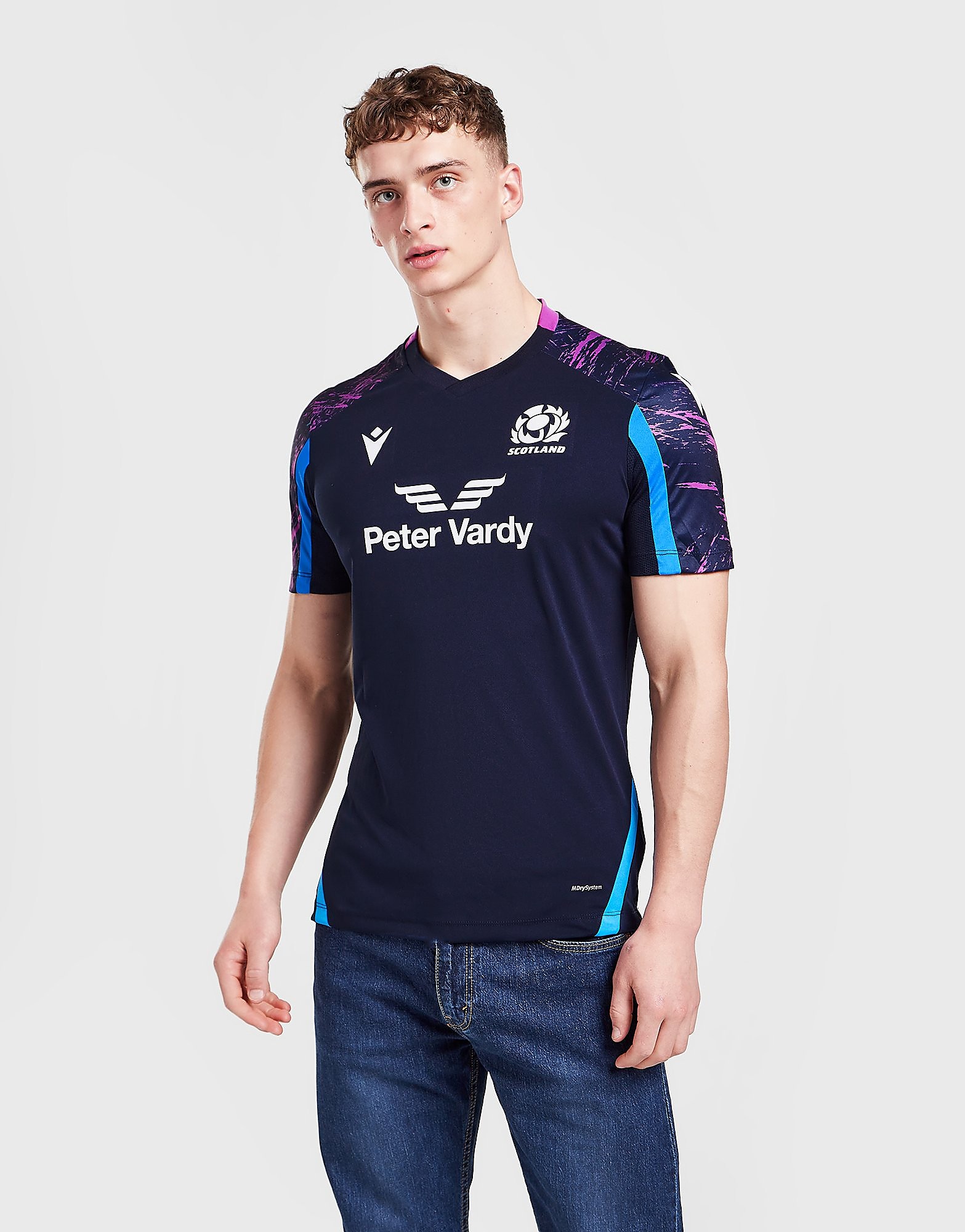 

Macron Scotland Rugby Training Shirt - Blue - Mens, Blue