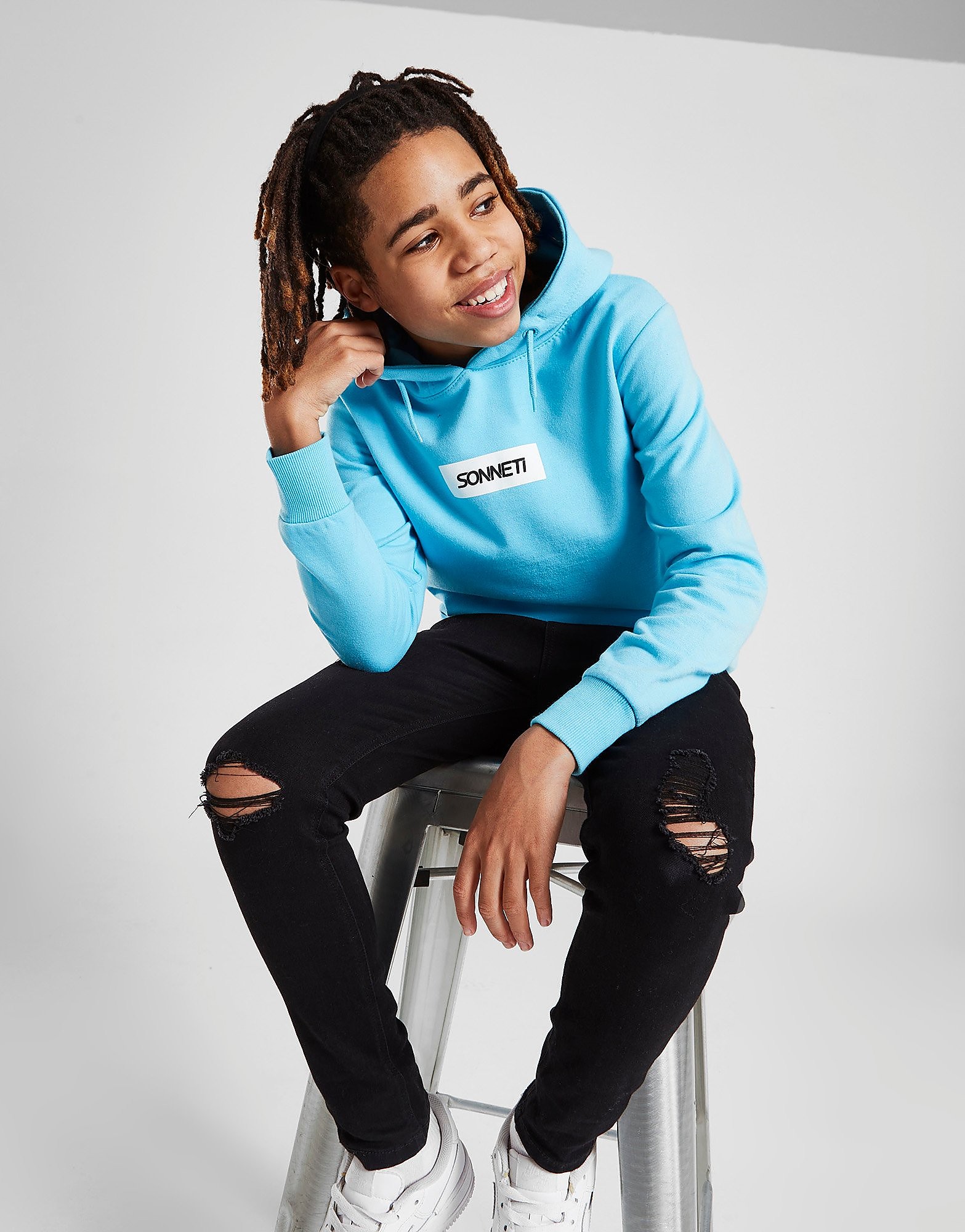 Sonneti Bogo Hoodie Junior - Blue - Kids, Blue