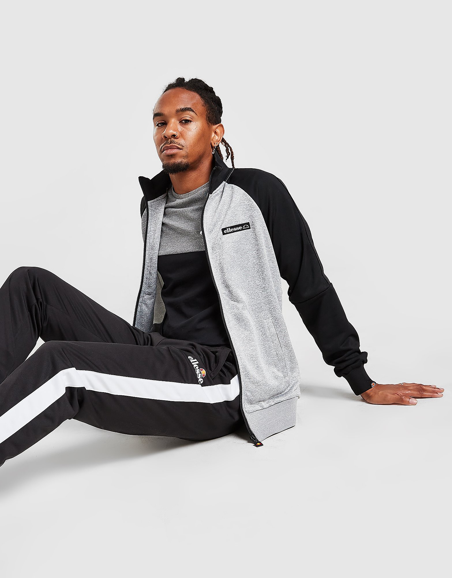 Ellesse Nerosia Track Top - Only at JD - Grey - Mens, Grey