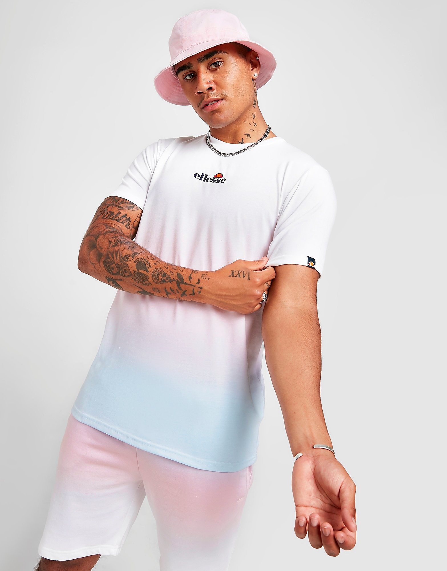 

Ellesse Annoio Faded T-Shirt - Only at JD - White - Mens, White