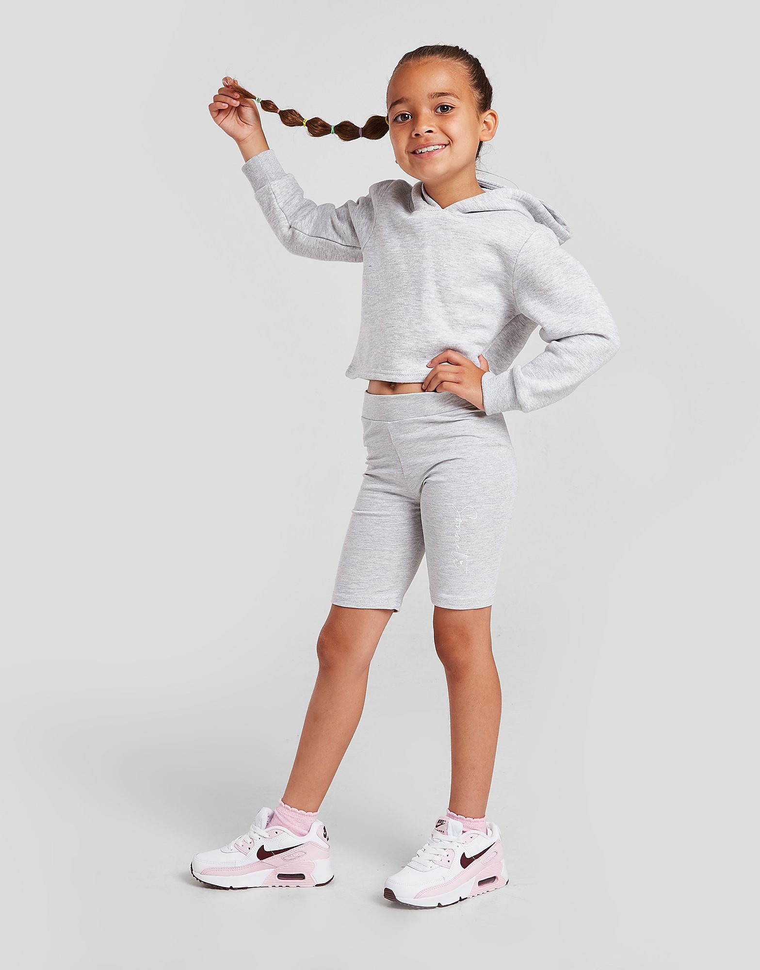 

Sonneti Girls' Mini Essential Hoodie/Shorts Set Children - Grey - Kids, Grey