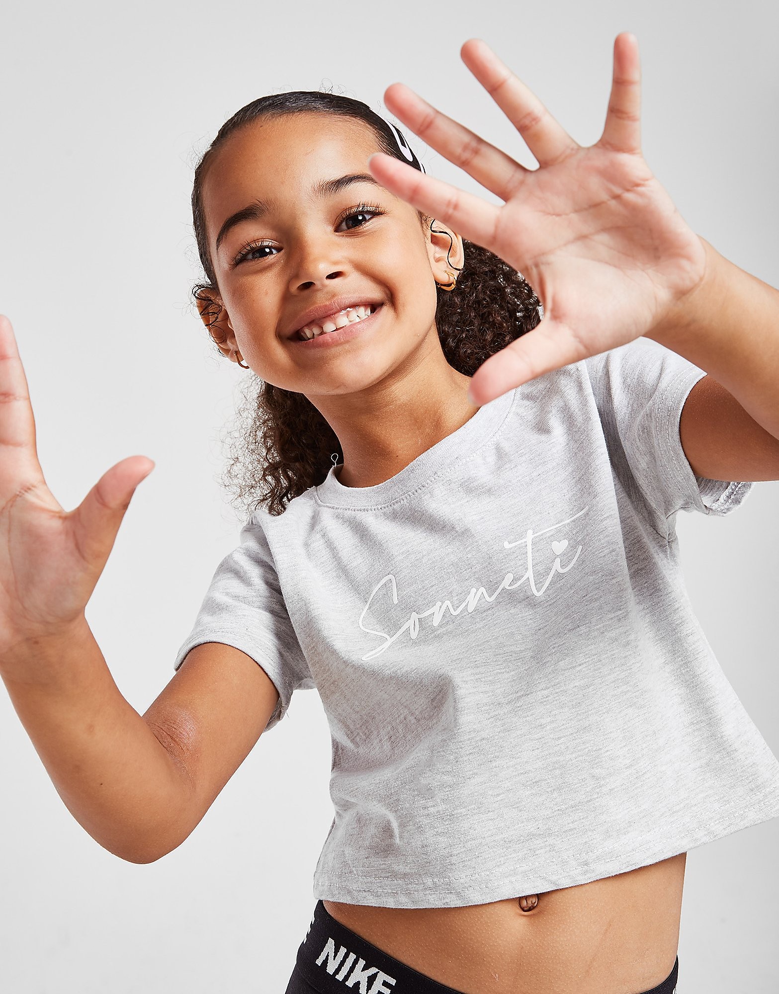 

Sonneti Girls' Mini Essential Crop T-Shirt Children - Grey - Kids, Grey