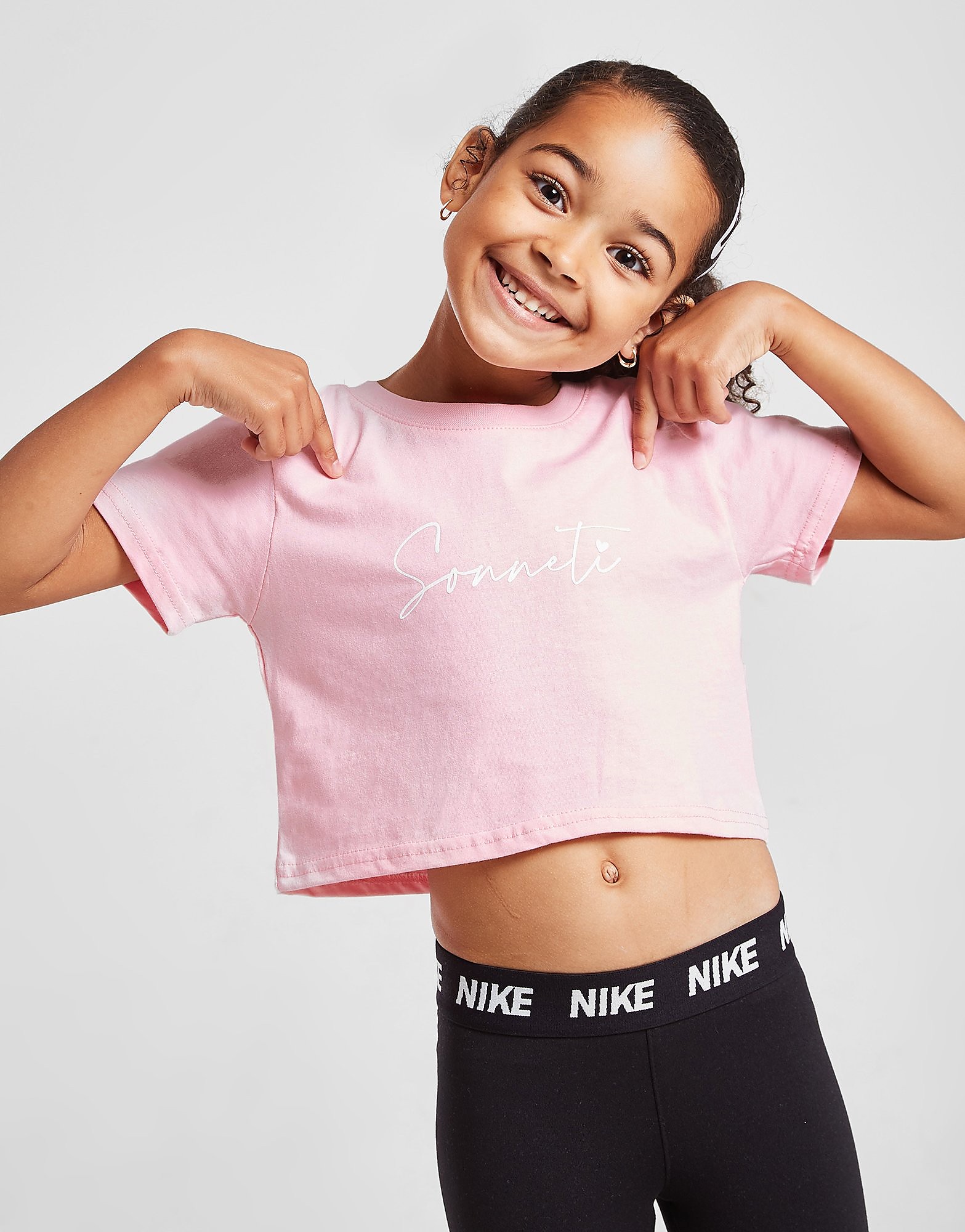 

Sonneti Girls' Mini Essential Crop T-Shirt Children - Pink - Kids, Pink