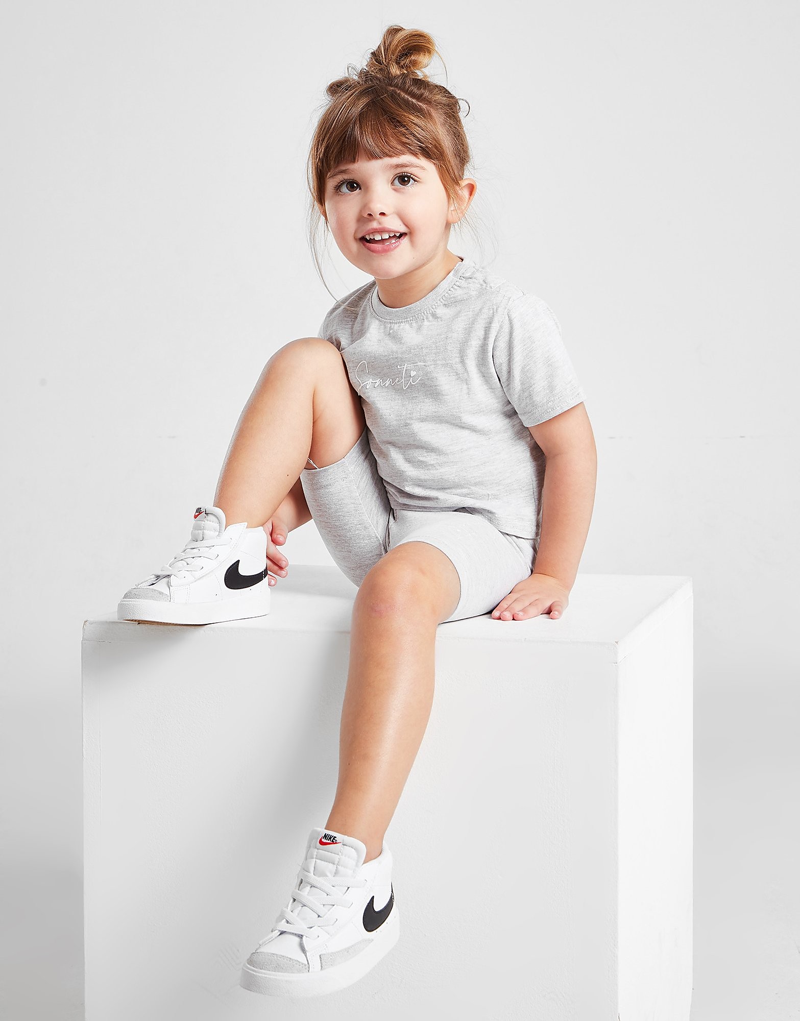 

Sonneti Girls' Micro Essential T-Shirt/Shorts Set Infant - Grey - Kids, Grey