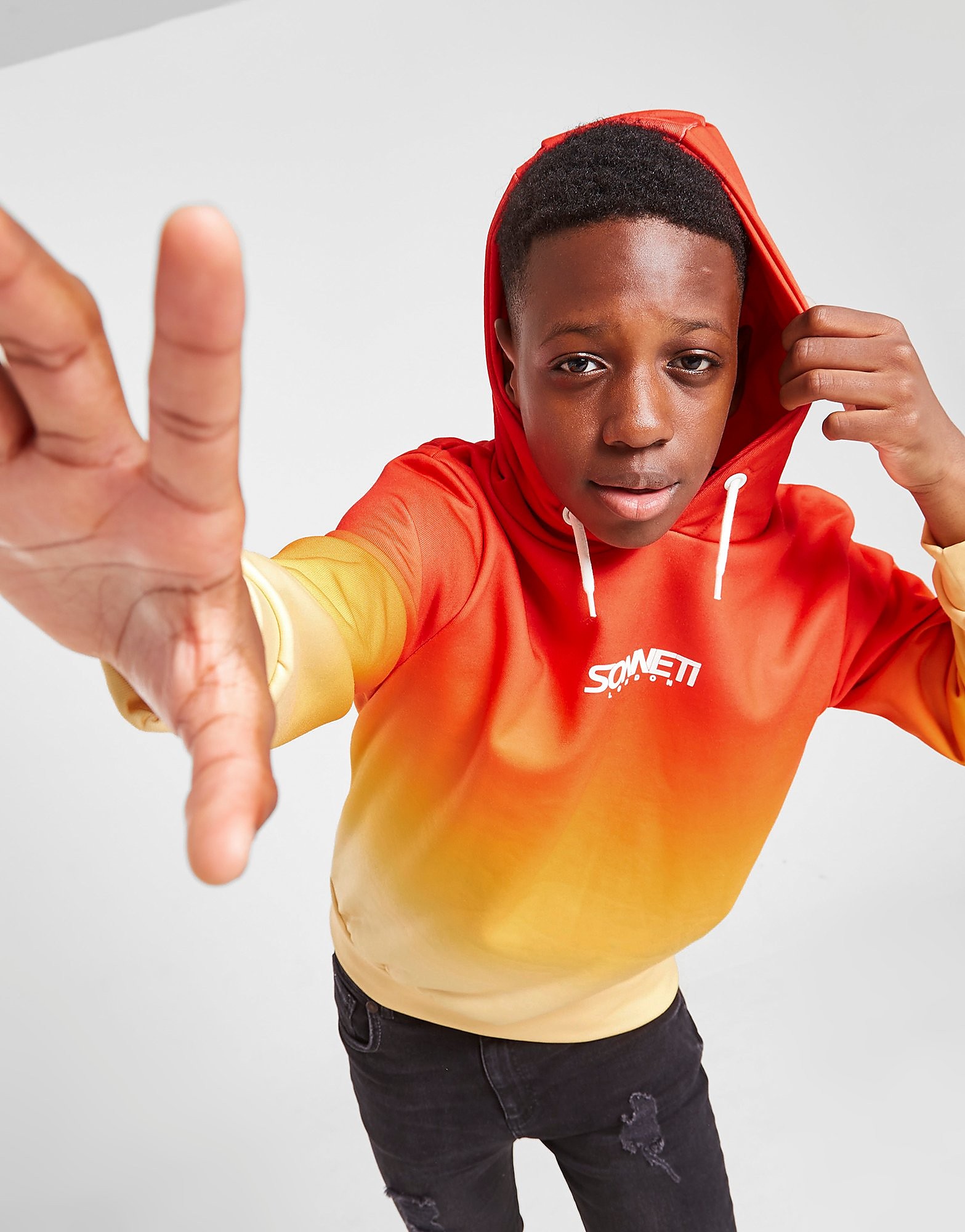 

Sonneti Dip Ombre Overhead Hoodie Junior - Orange - Kids, Orange