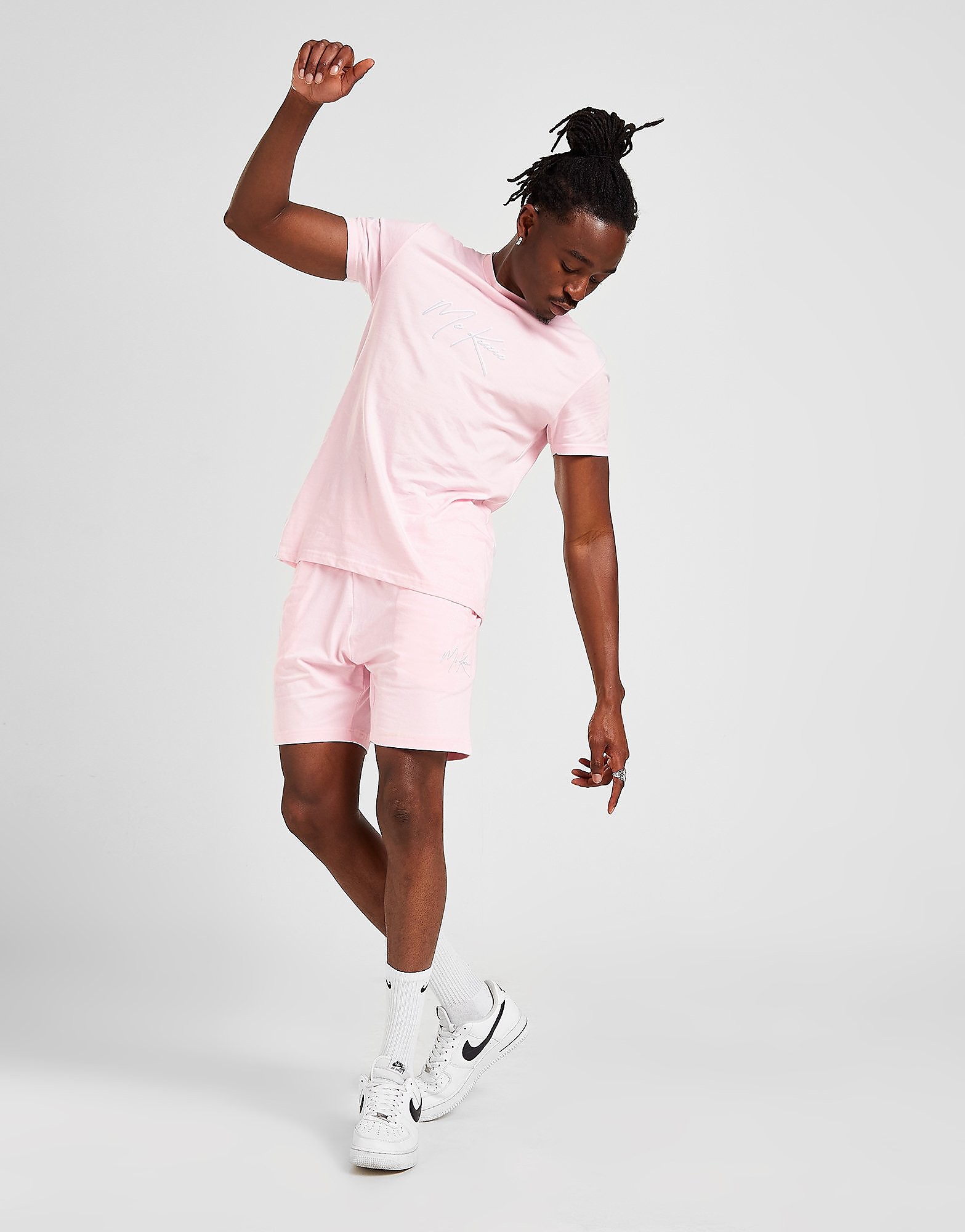 McKenzie Cabel T-Shirt/Shorts Set - Only at JD - Pink - Mens, Pink