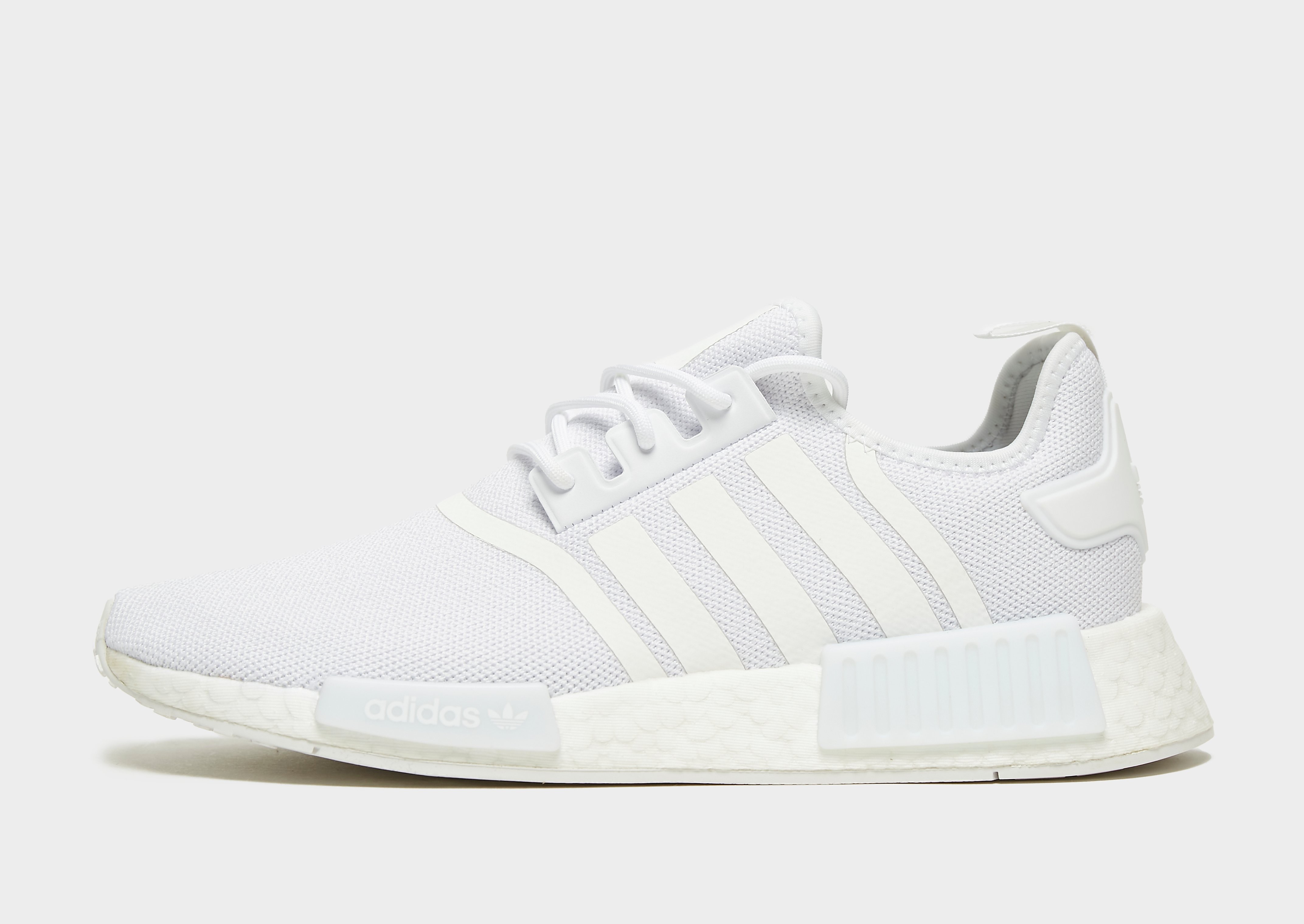 

adidas Originals NMD_R1 - Cloud White / Cloud White / Cloud White - Mens, Cloud White / Cloud White / Cloud White