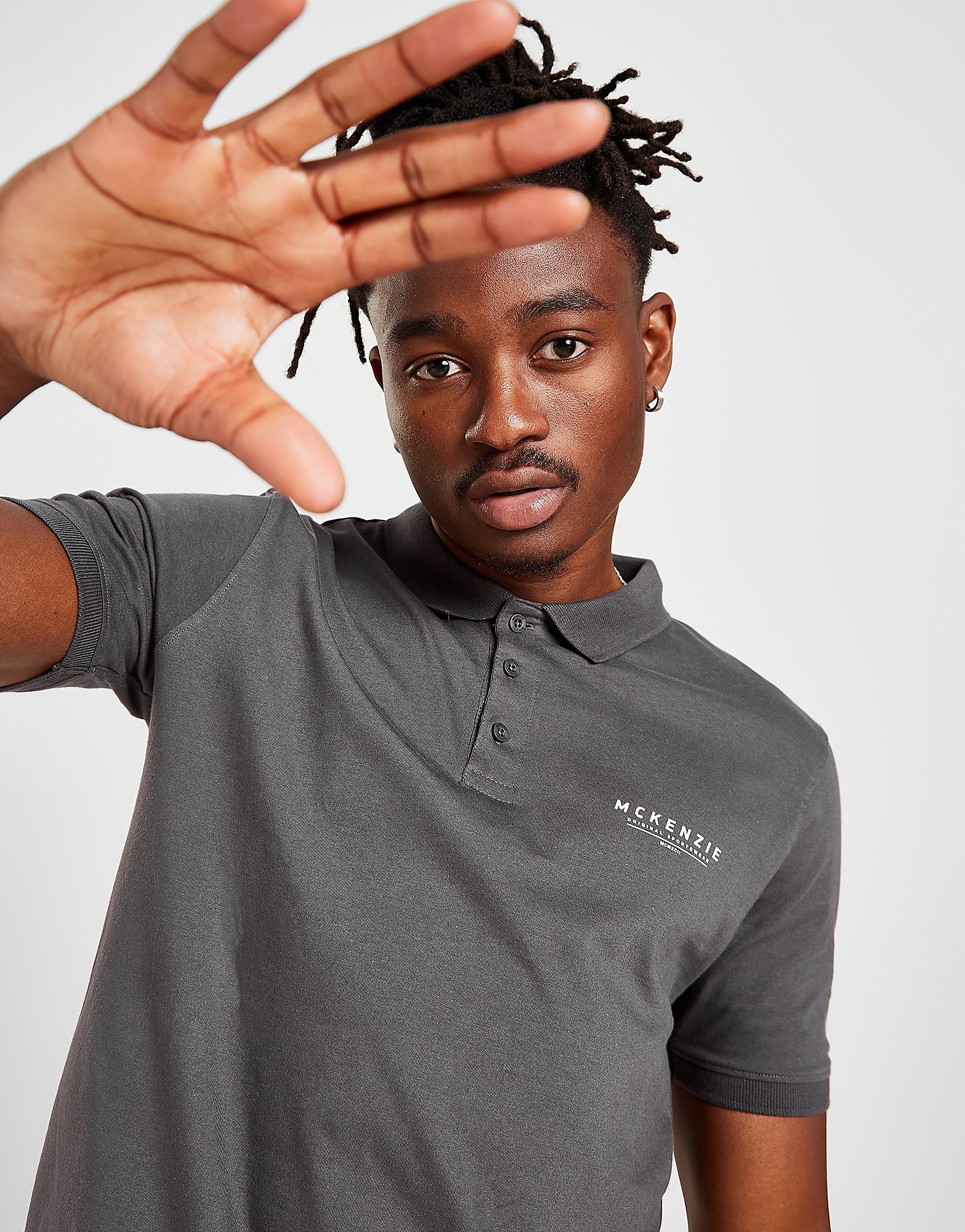 

McKenzie Essential Polo Shirt - Only at JD - Grey - Mens, Grey
