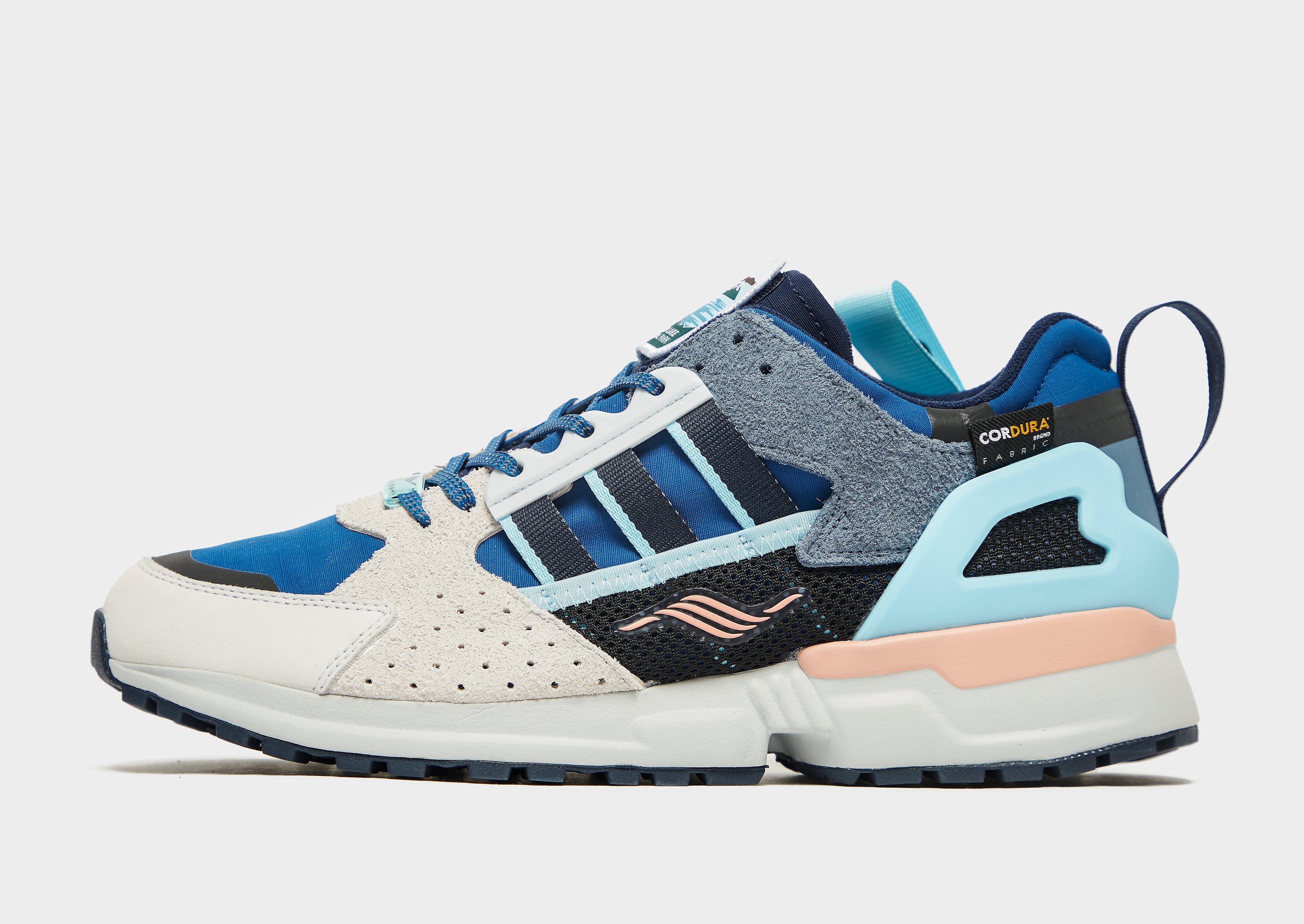 

adidas Originals x National Park Foundation ZX 10,000 - WHITE/Blue - Mens, WHITE/Blue