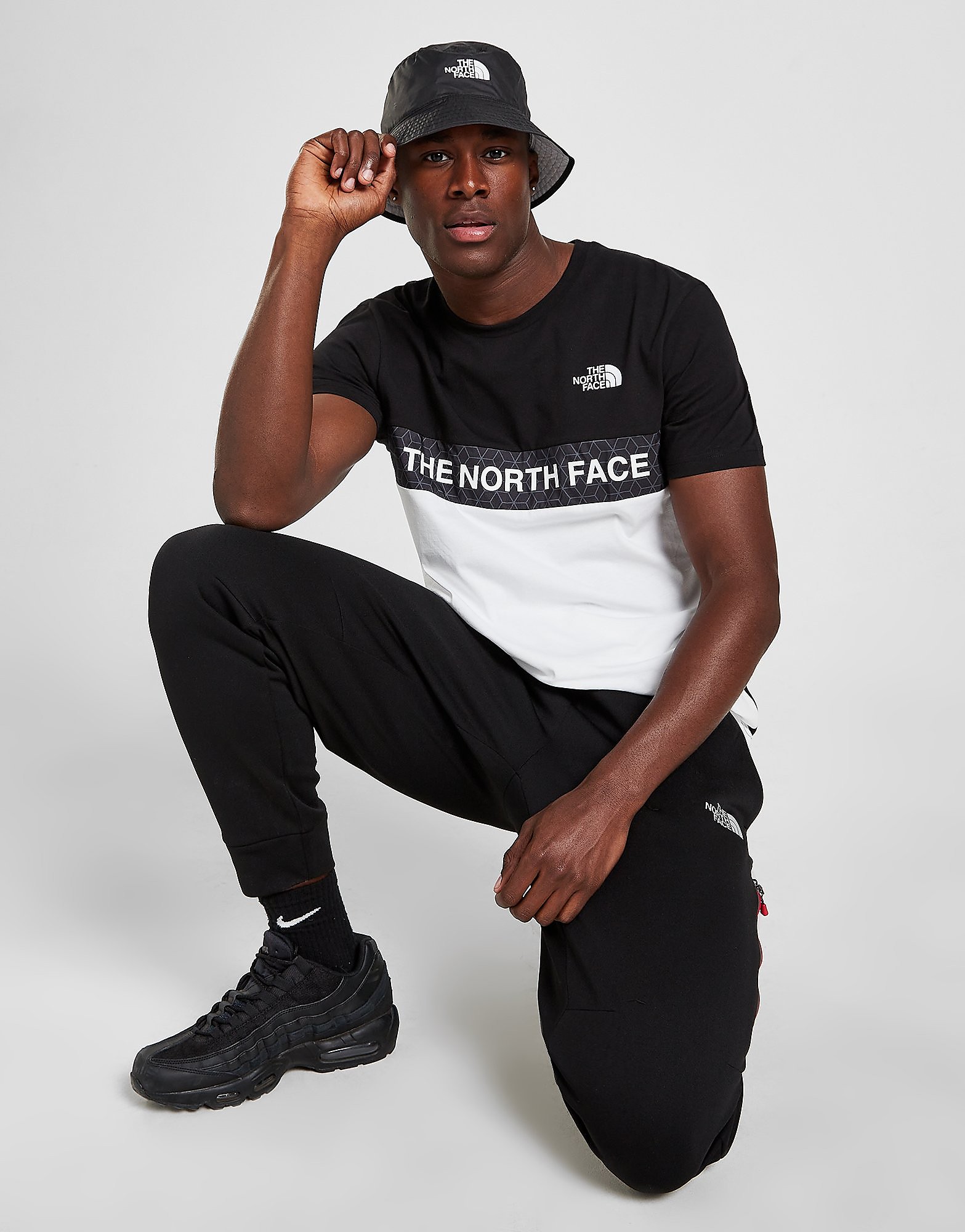

The North Face Colour Block T-Shirt - Only at JD - Black - Mens, Black