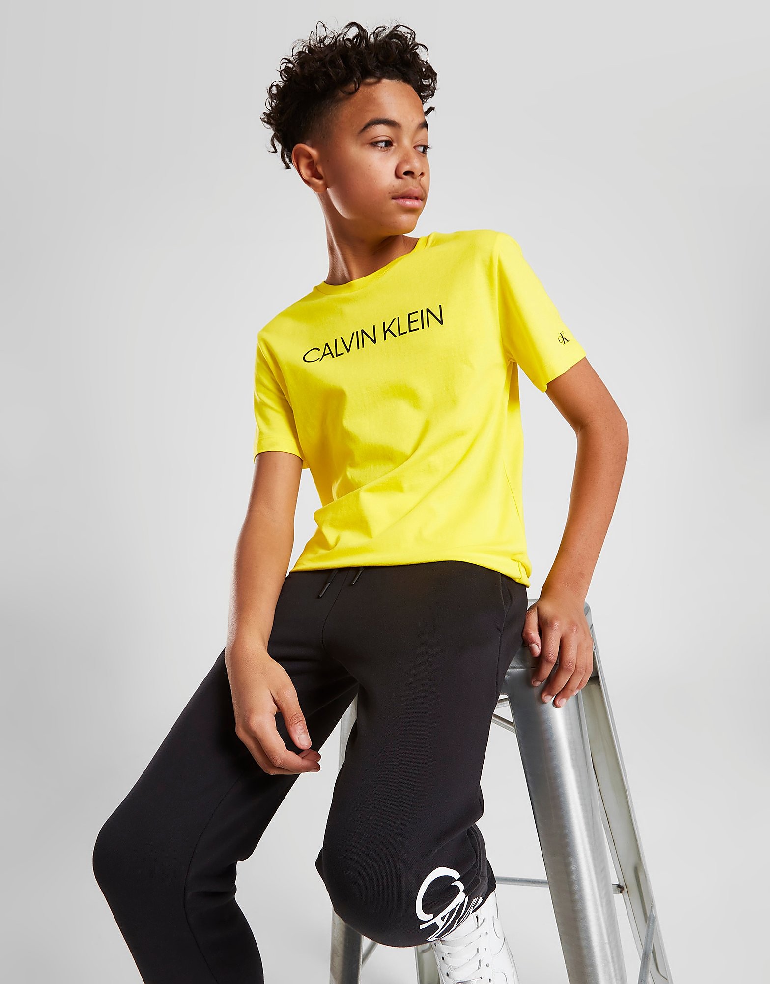 

Calvin Klein Institutional Logo T-Shirt - Yellow - Kids, Yellow