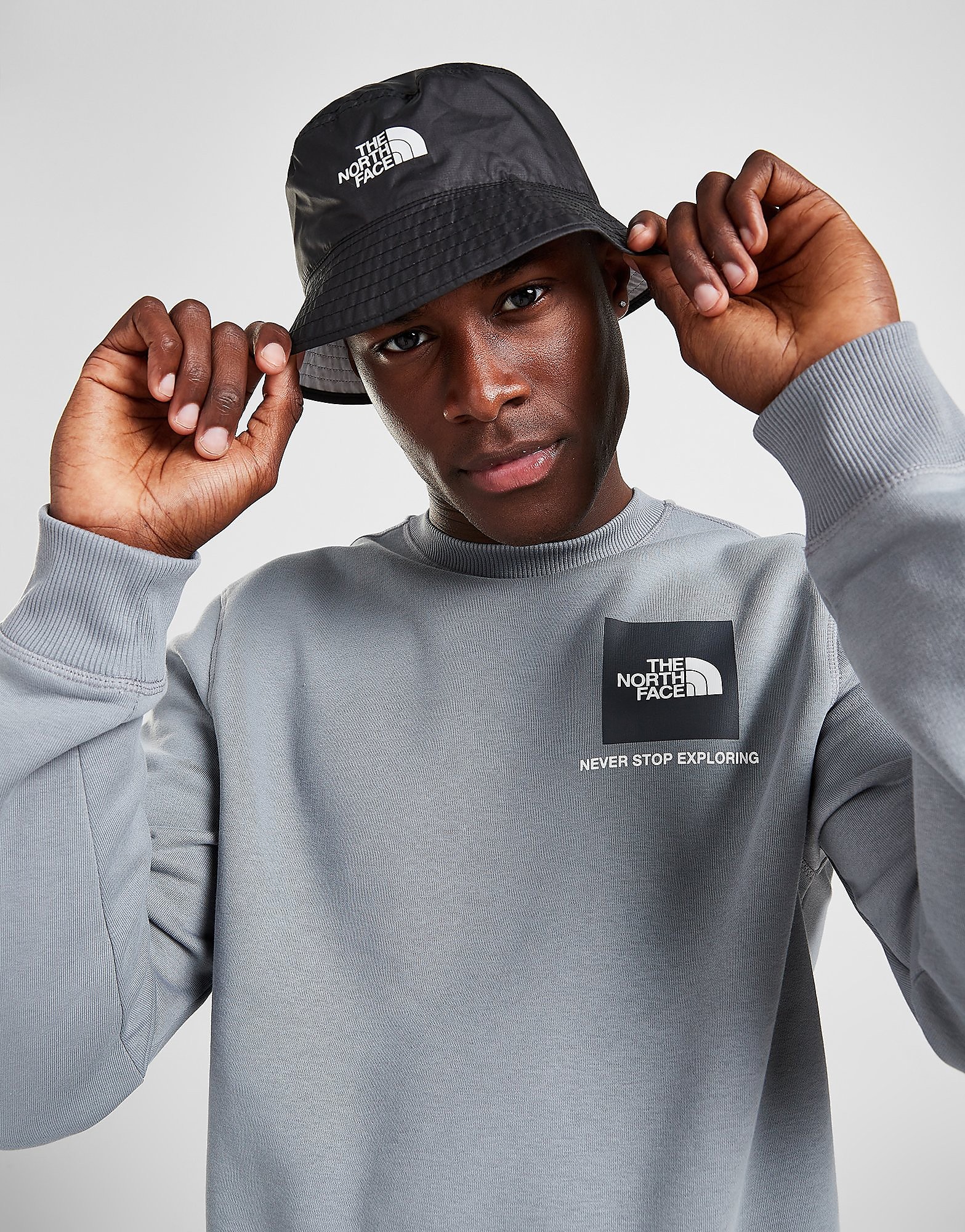 

The North Face Fine Box Logo Crew Sweatshirt - Only at JD - Grey - Mens, Grey