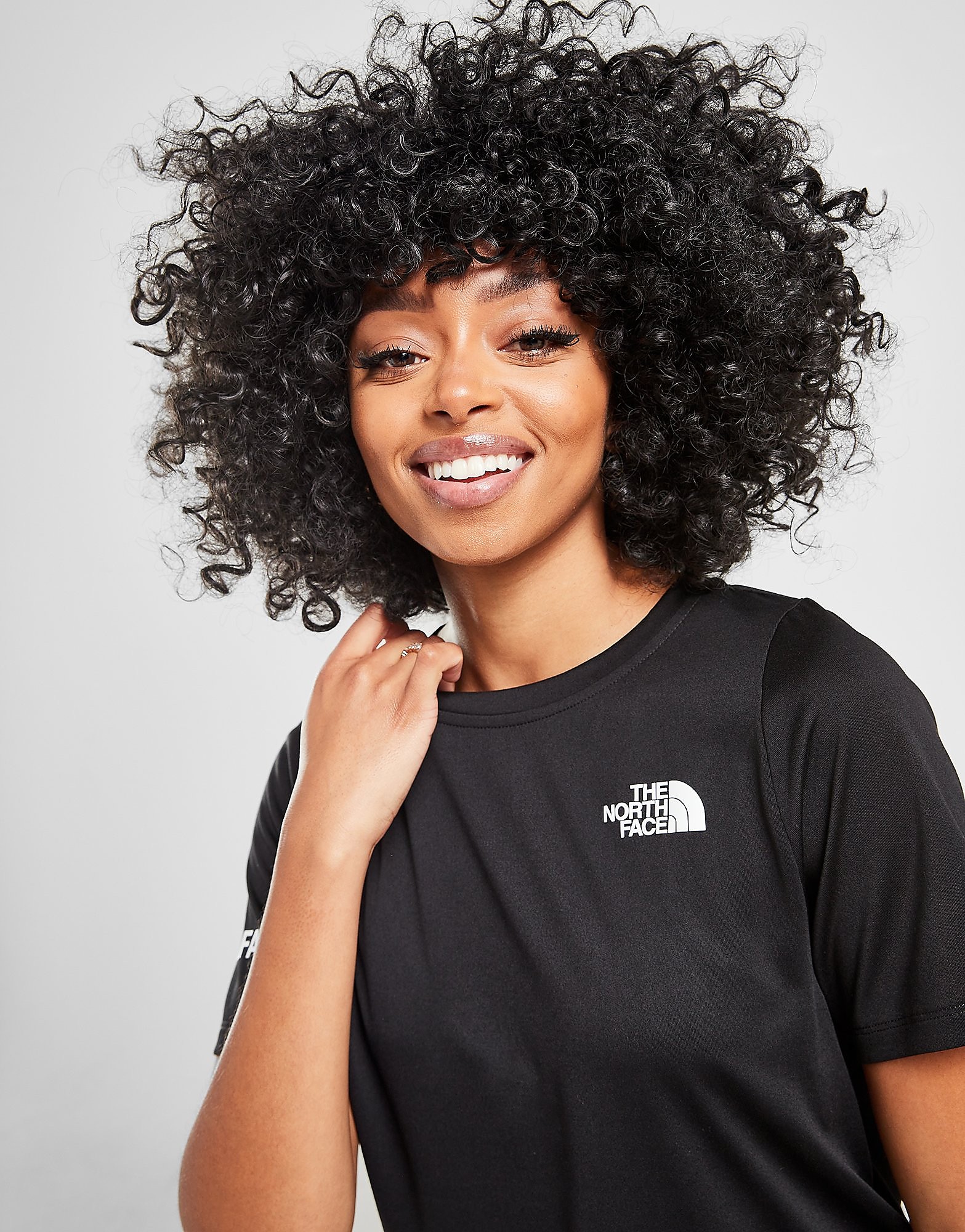 The North Face Mountain Athletics Crop T-Shirt - Black - Womens, Black