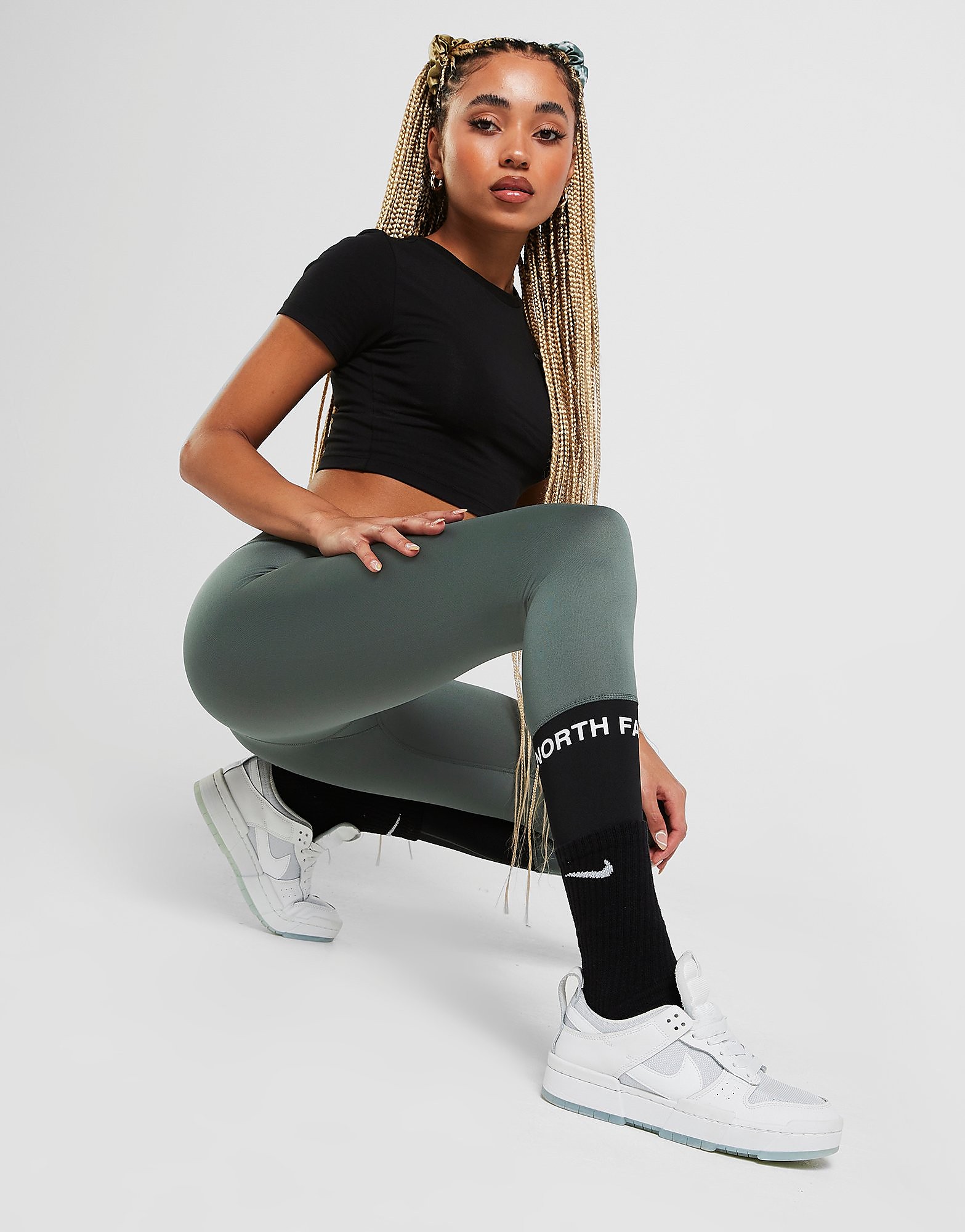 

The North Face Mountain Athletics Tights - Green/Black - Womens, Green/Black