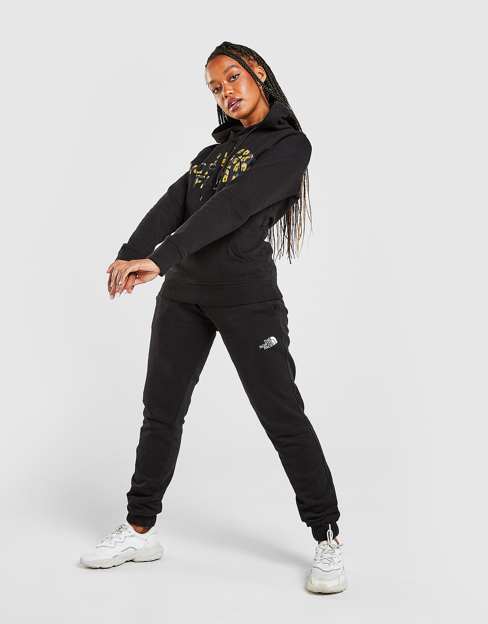 

The North Face Logo Fleece Joggers - Black - Womens, Black
