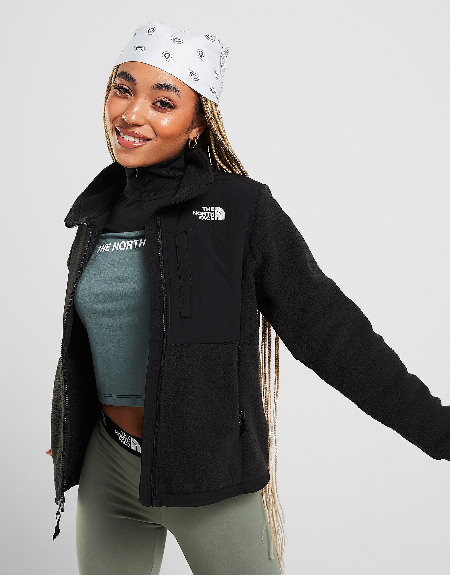 

The North Face Denali Full Zip Fleece Jacket - Black - Womens, Black