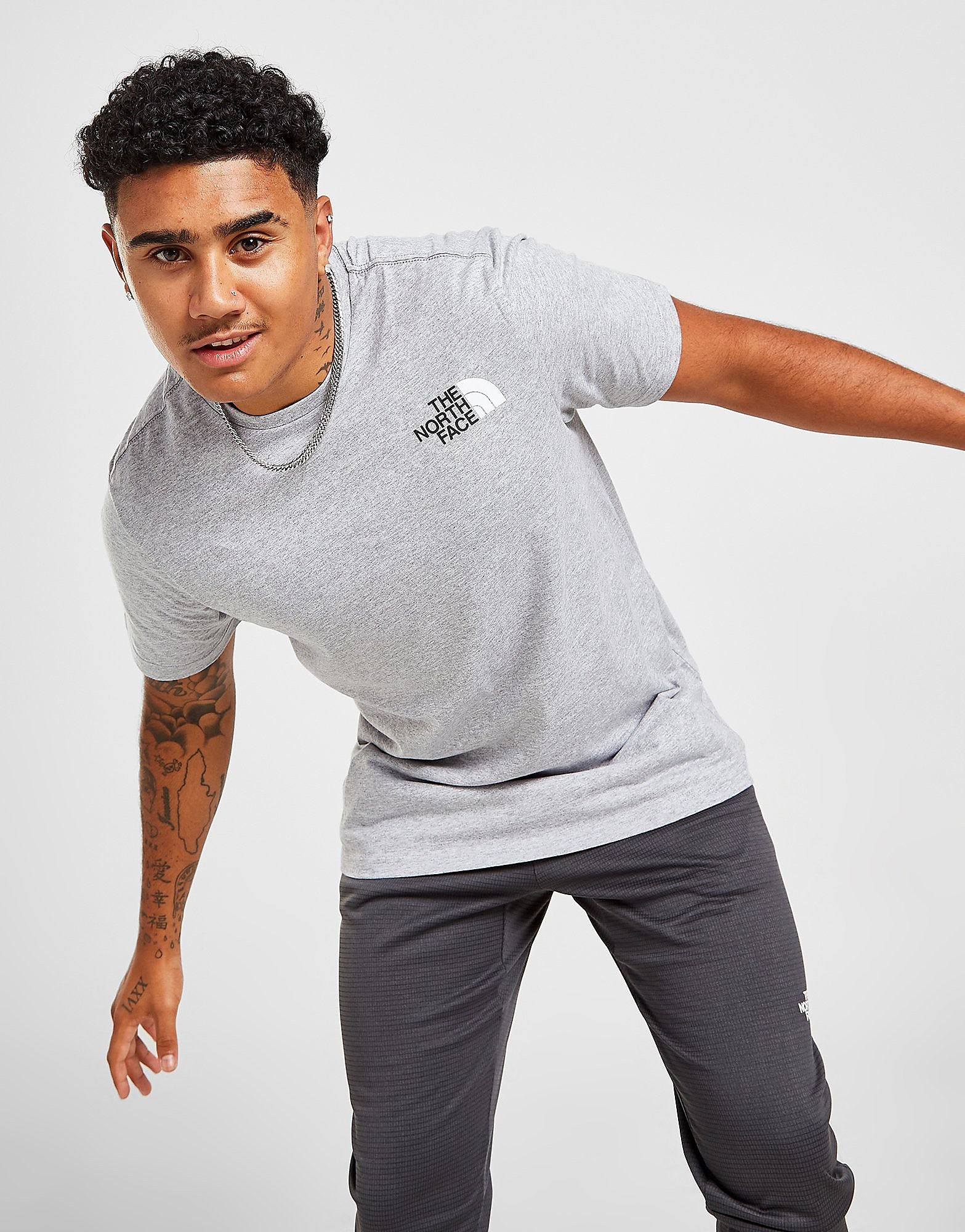 

The North Face Simple Dome T-Shirt - Only at JD - Grey, Grey