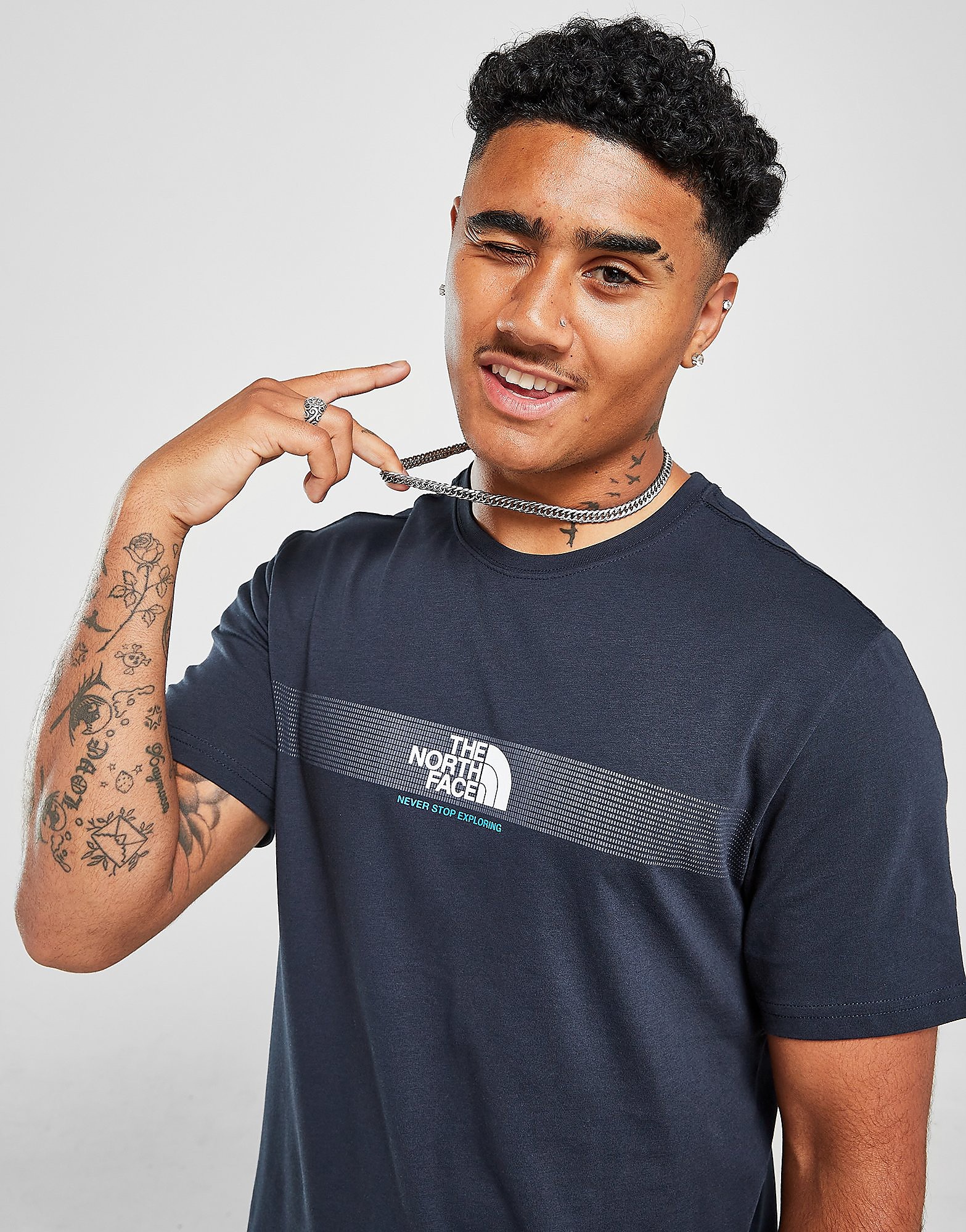 

The North Face Central Fade T-Shirt - Only at JD - Blue - Mens, Blue
