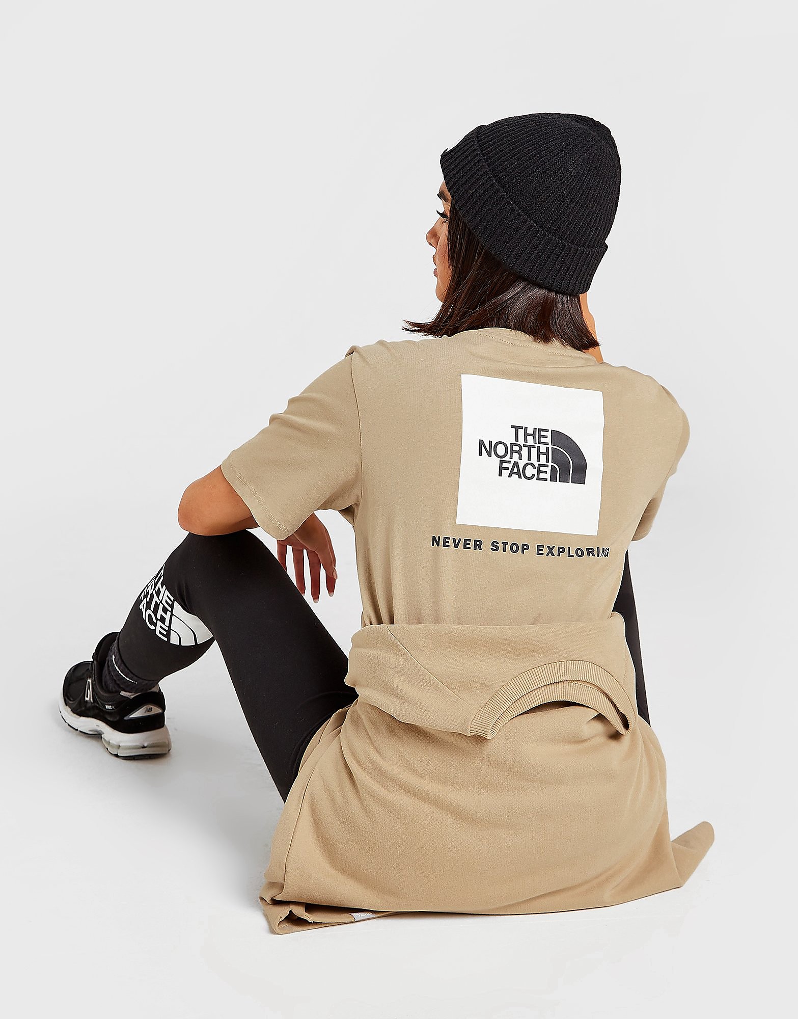 

The North Face Back Box Boyfriend T-Shirt - Brown - Womens, Brown