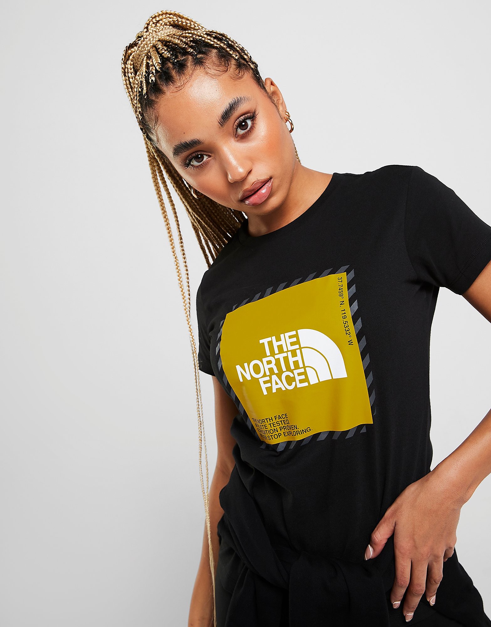 

The North Face Coordinates Short Sleeve T-Shirt - Black - Womens, Black