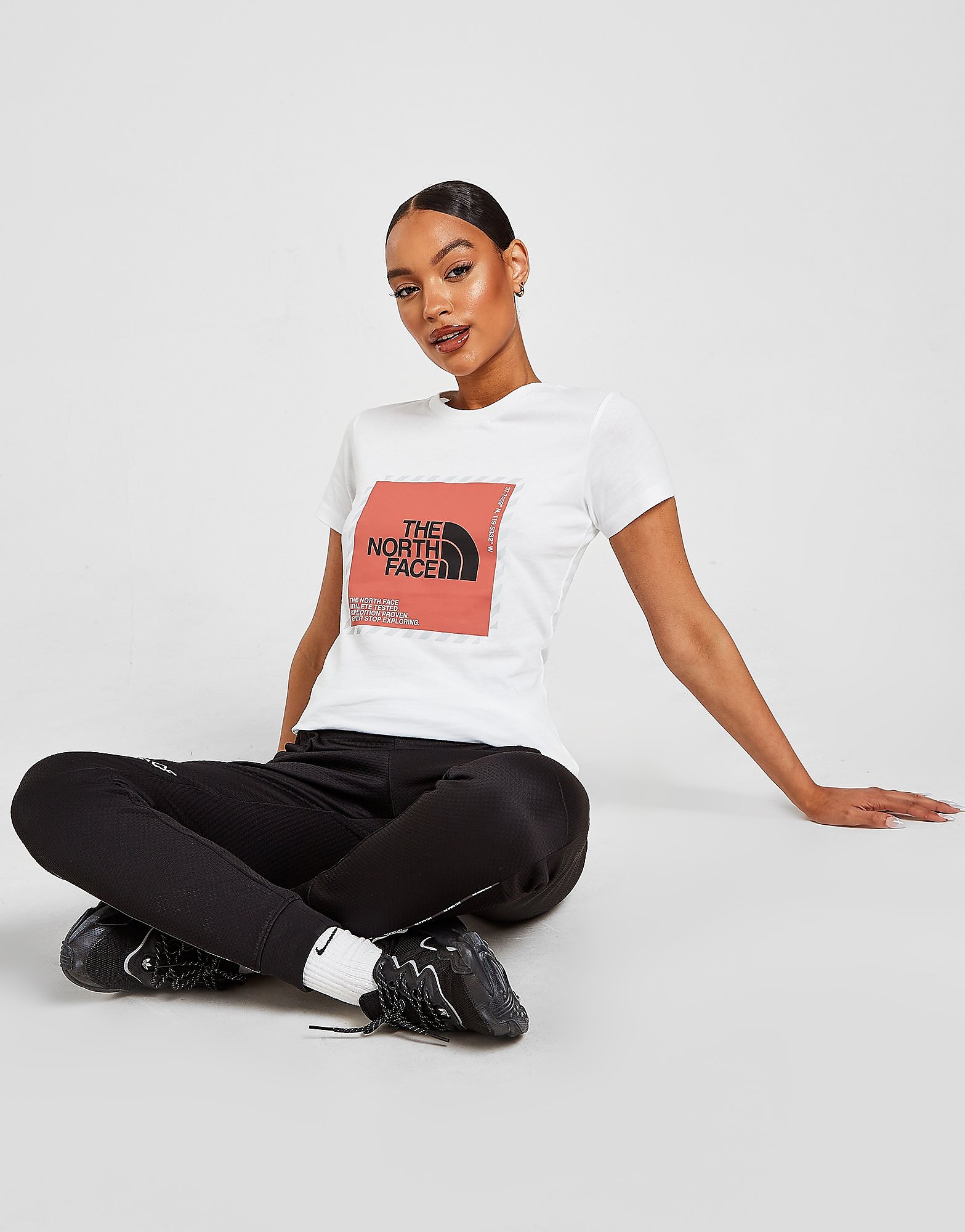 

The North Face Coordinates Short Sleeve T-Shirt - White - Womens, White