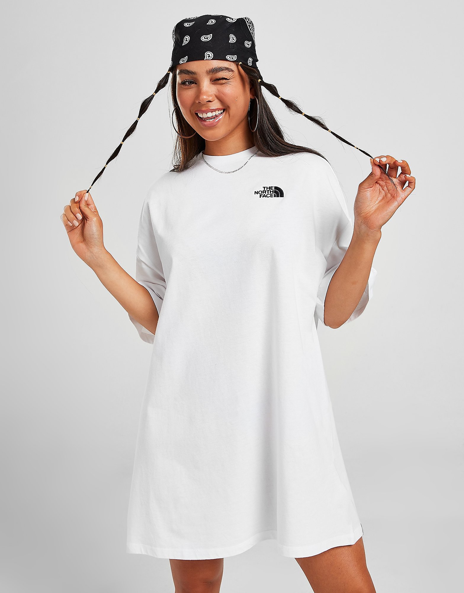

The North Face Dome Logo T-Shirt Dress - White - Womens, White