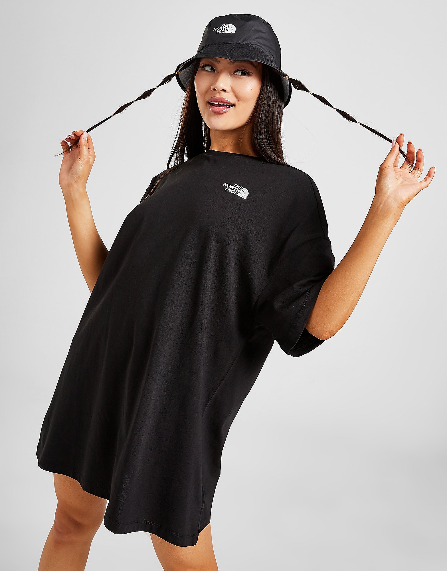 

The North Face Dome Logo T-Shirt Dress - Black - Womens, Black
