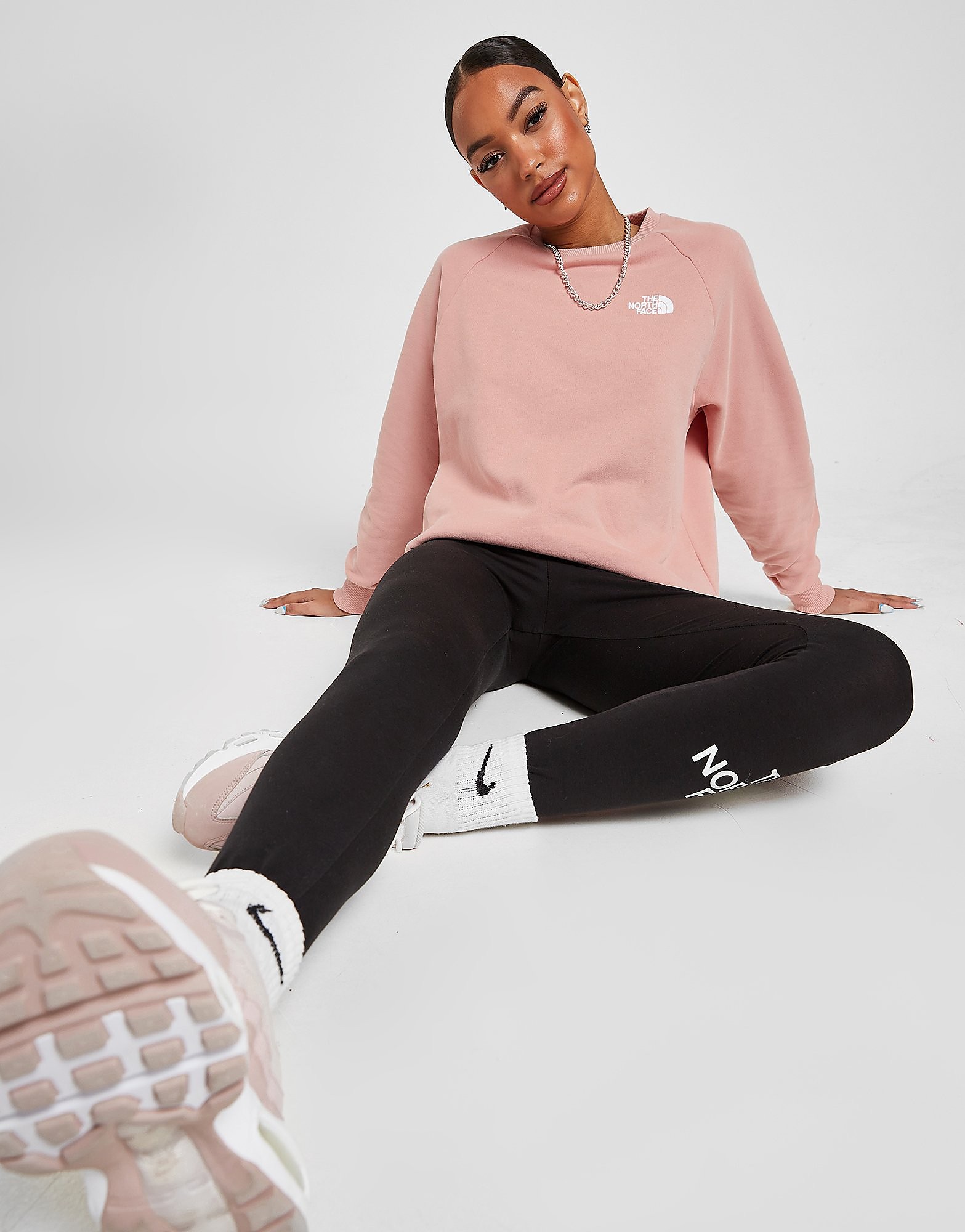 

The North Face Oversized Crew Sweatshirt - Pink - Womens, Pink