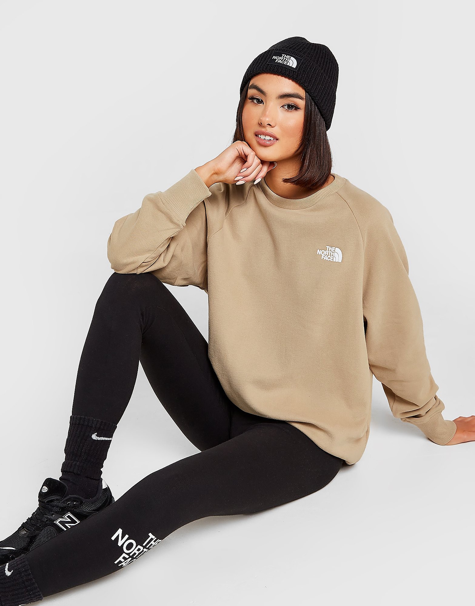 

The North Face Oversized Crew Sweatshirt - Brown - Womens, Brown