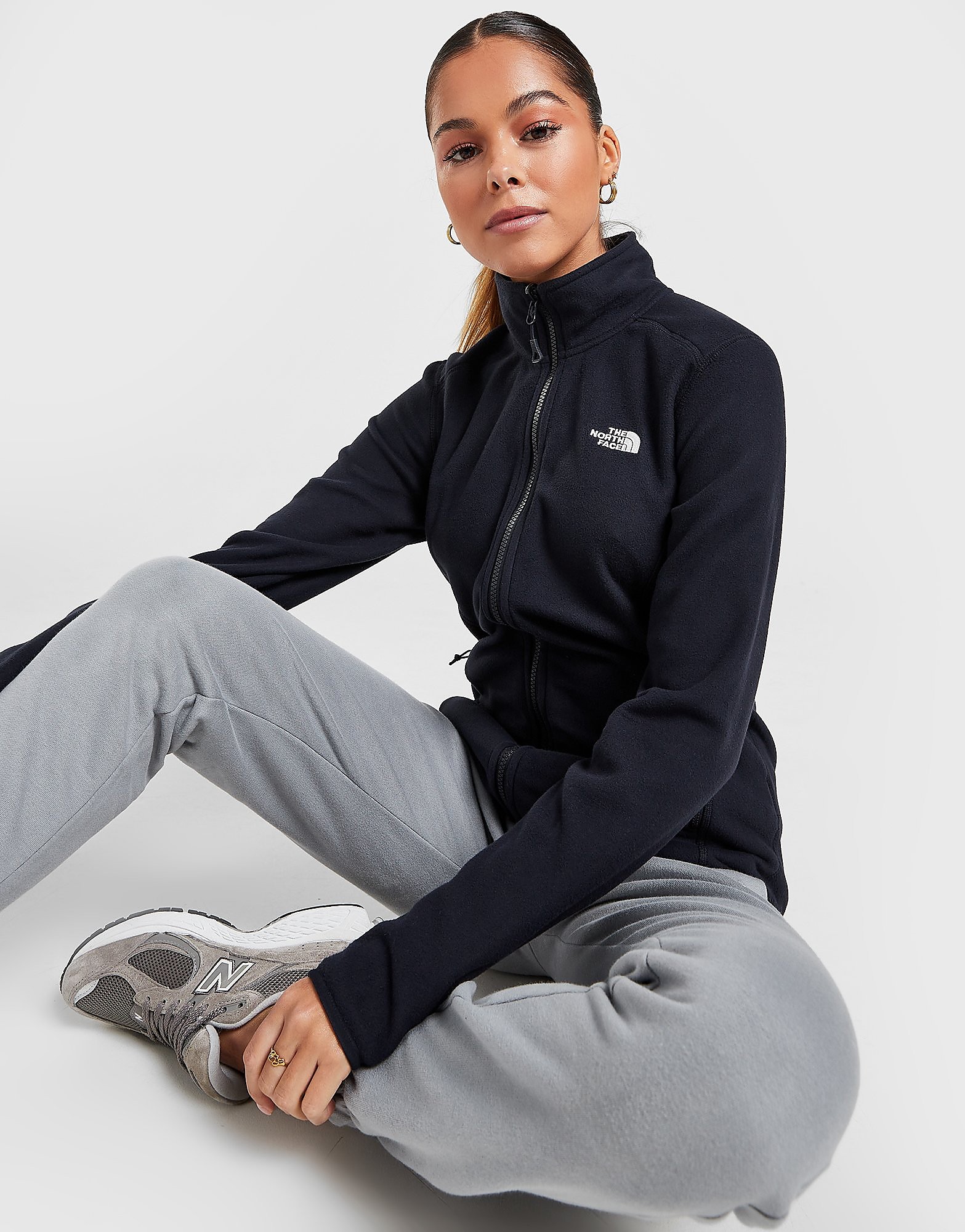 

The North Face Glacier Full Zip Fleece Top - Navy - Womens, Navy
