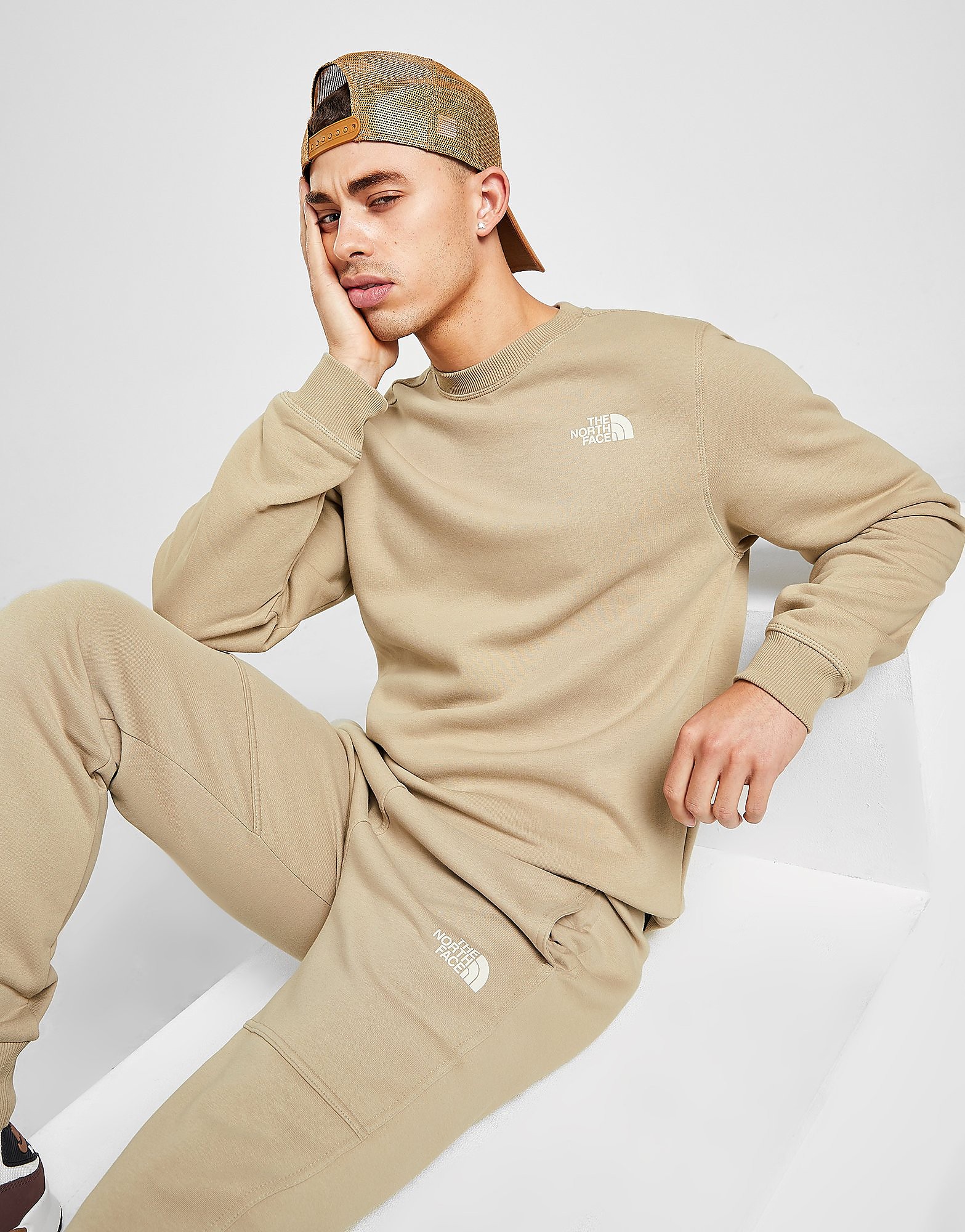 The North Face Crew Sweatshirt - Only at JD - Brown - Mens, Brown