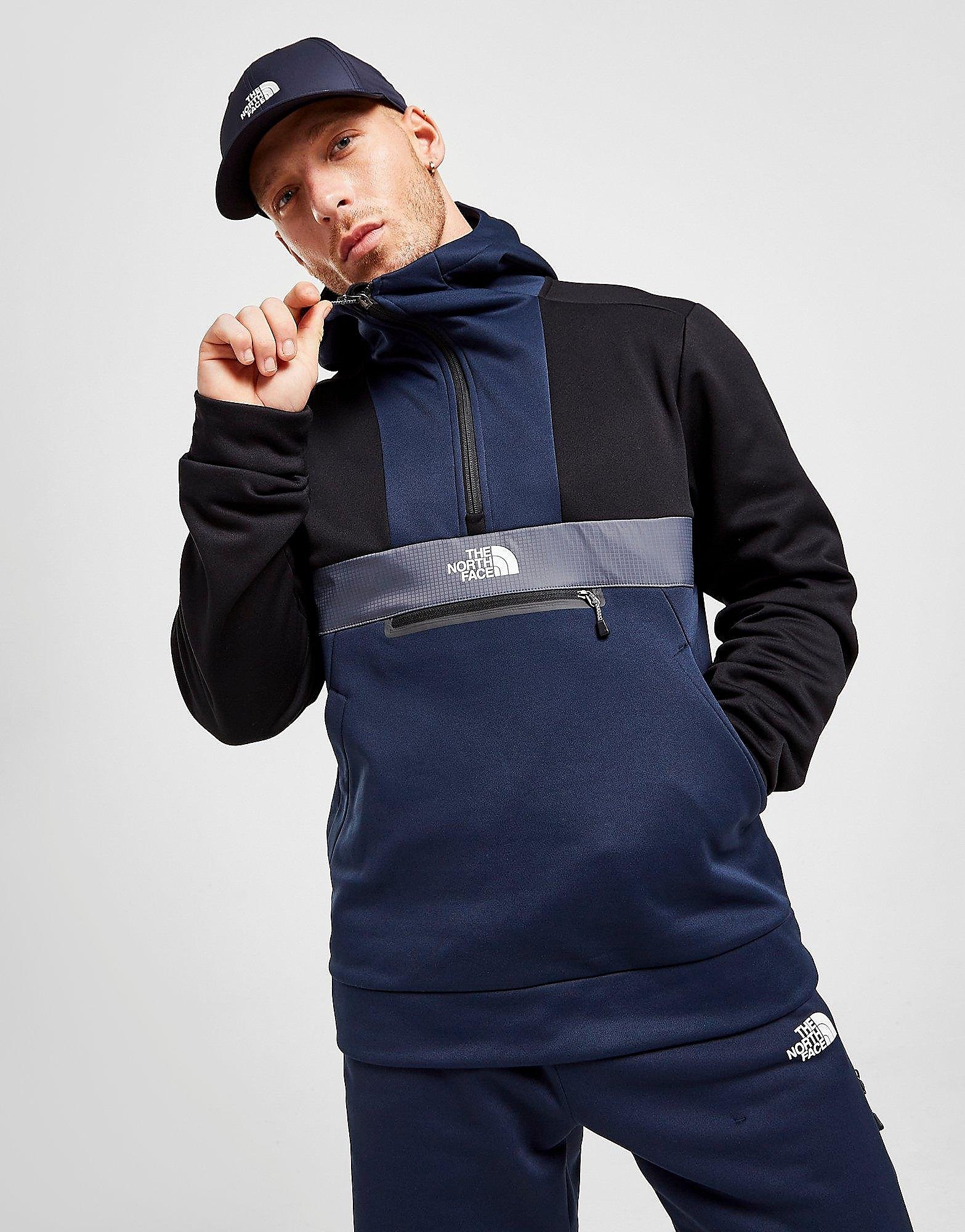 The North Face Mittelegi 1/4 Zip Hoodie - Only at JD - Navy - Mens, Navy