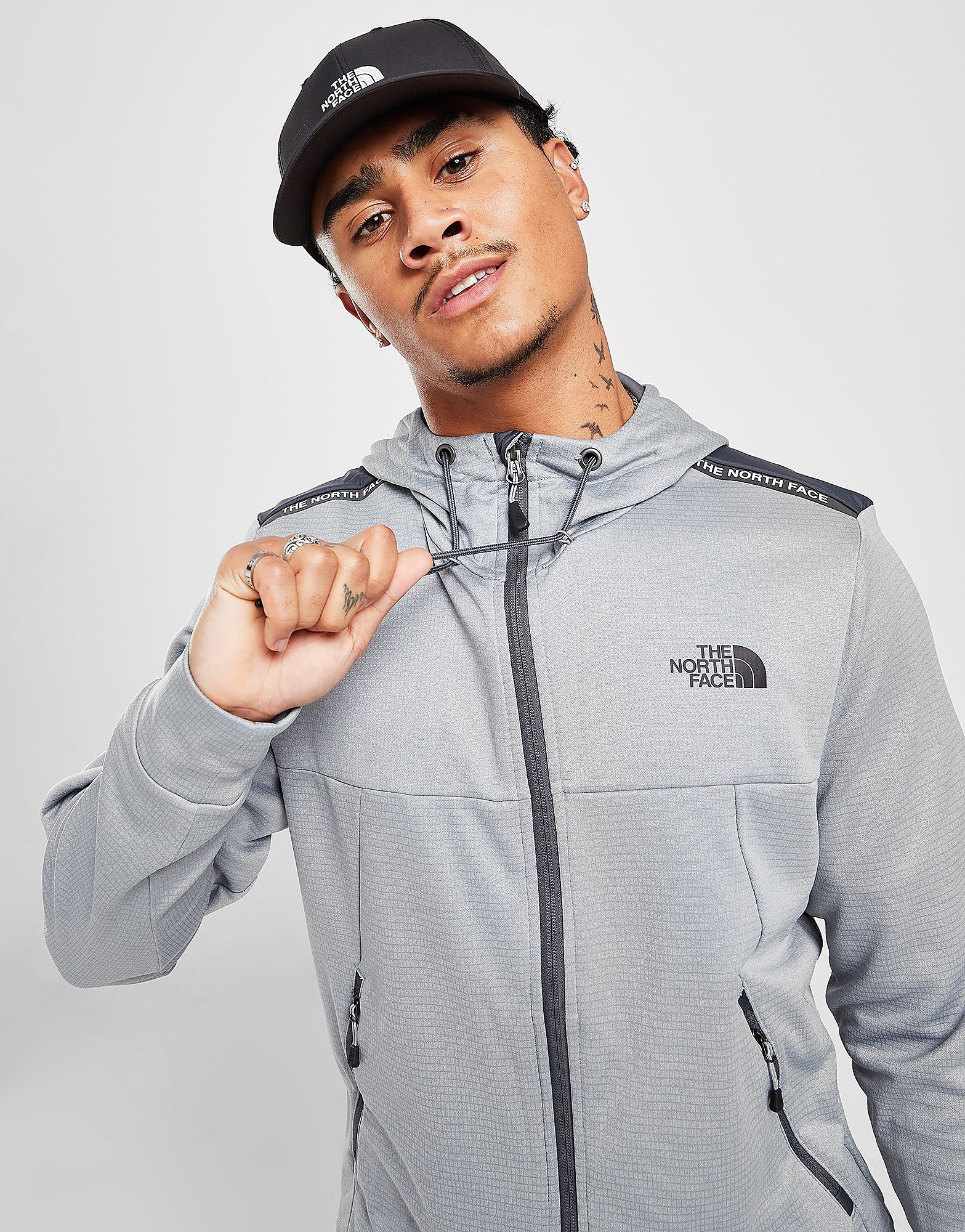 

The North Face Train N Logo Full Zip Hoodie - Only at JD - Grey - Mens, Grey