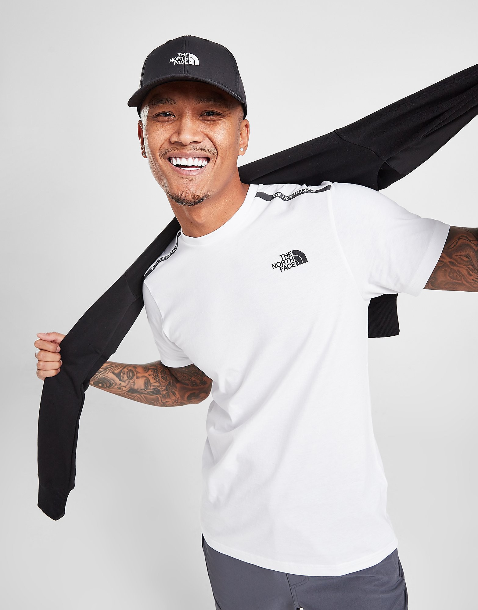 

The North Face Tape T-Shirt - Only at JD - WHITE - Mens, WHITE