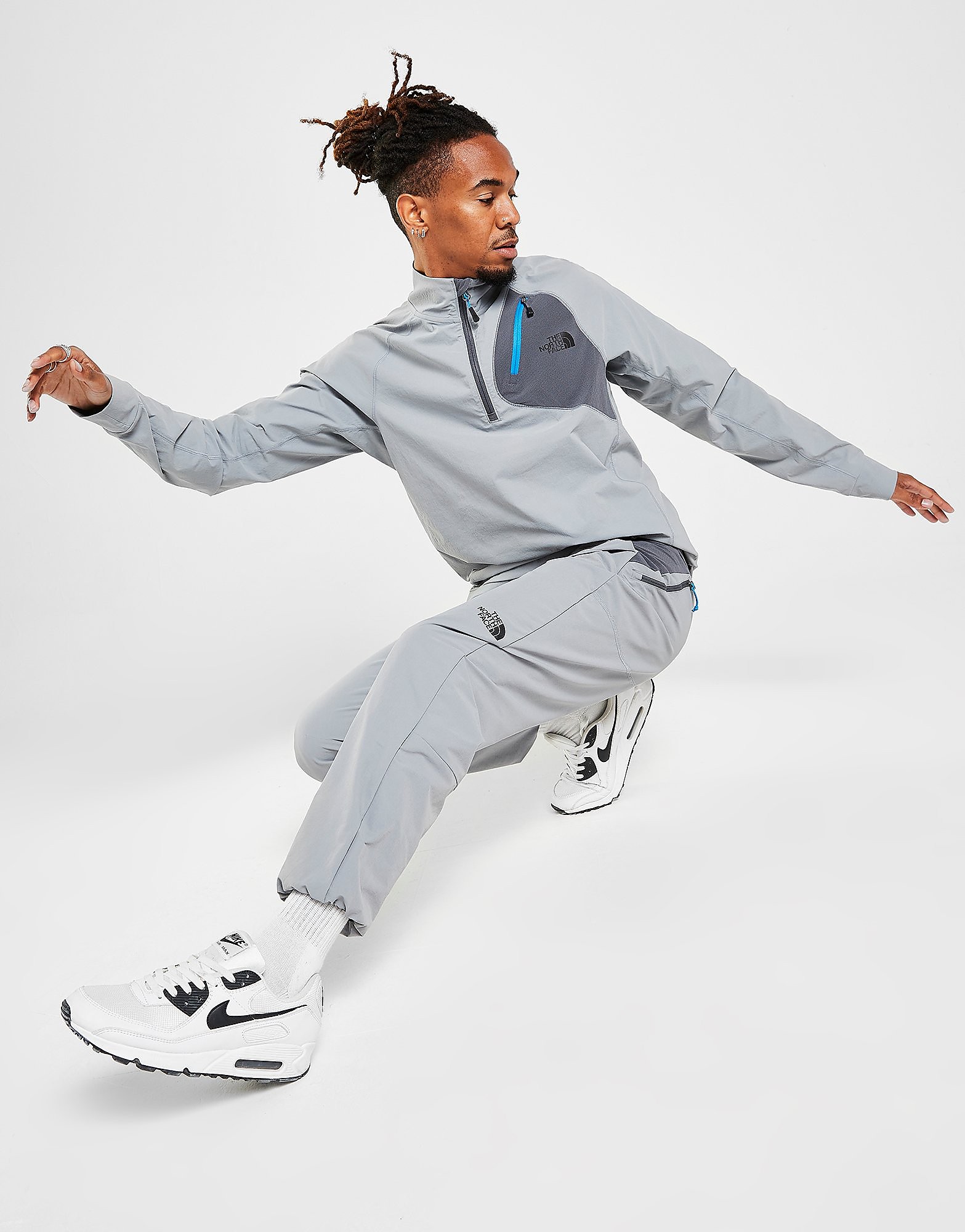 

The North Face Performance 1/4 Zip Track Top - Only at JD - Grey - Mens, Grey