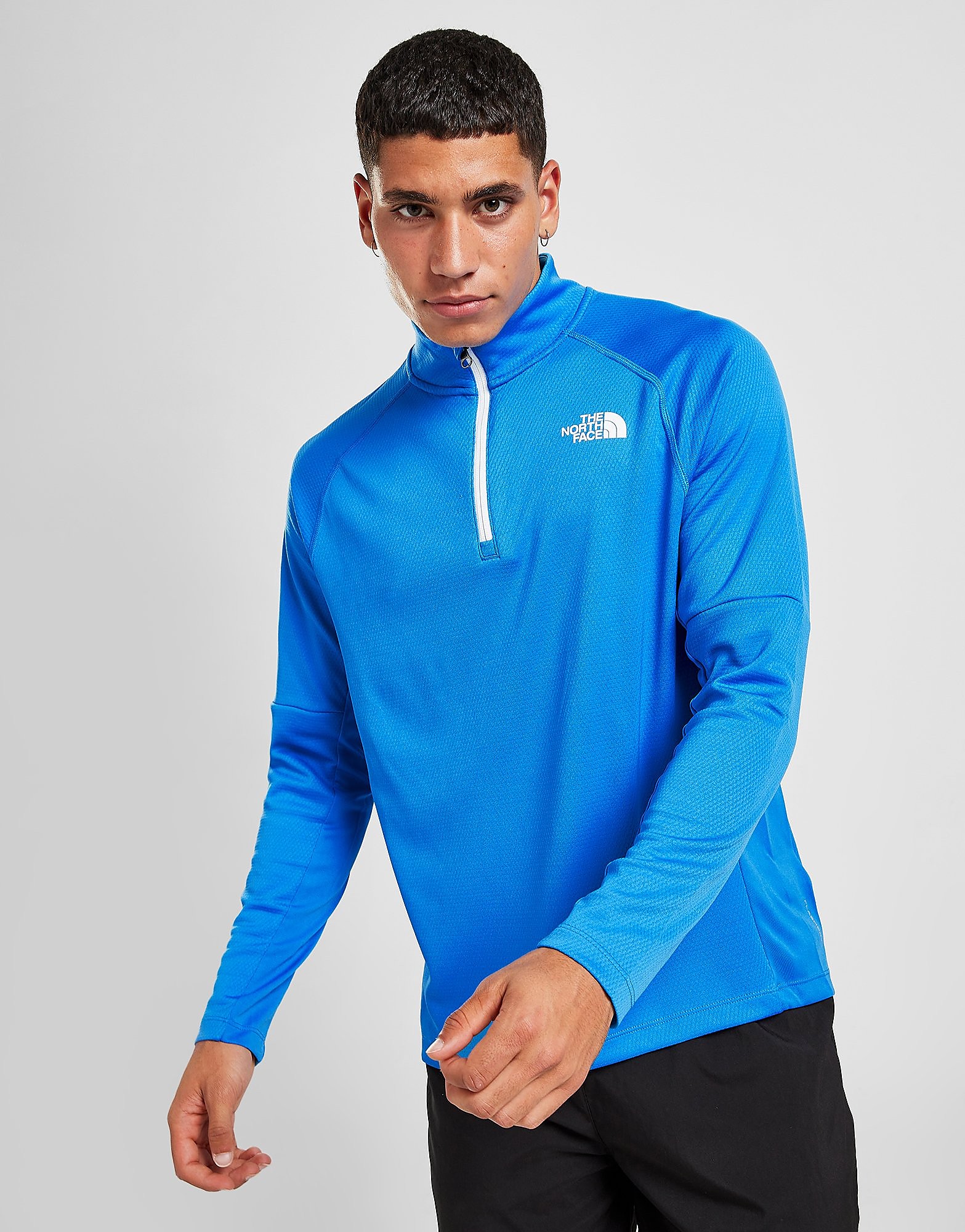 

The North Face Performance Tech 1/4 Zip Track Top - Only at JD - Blue - Mens, Blue