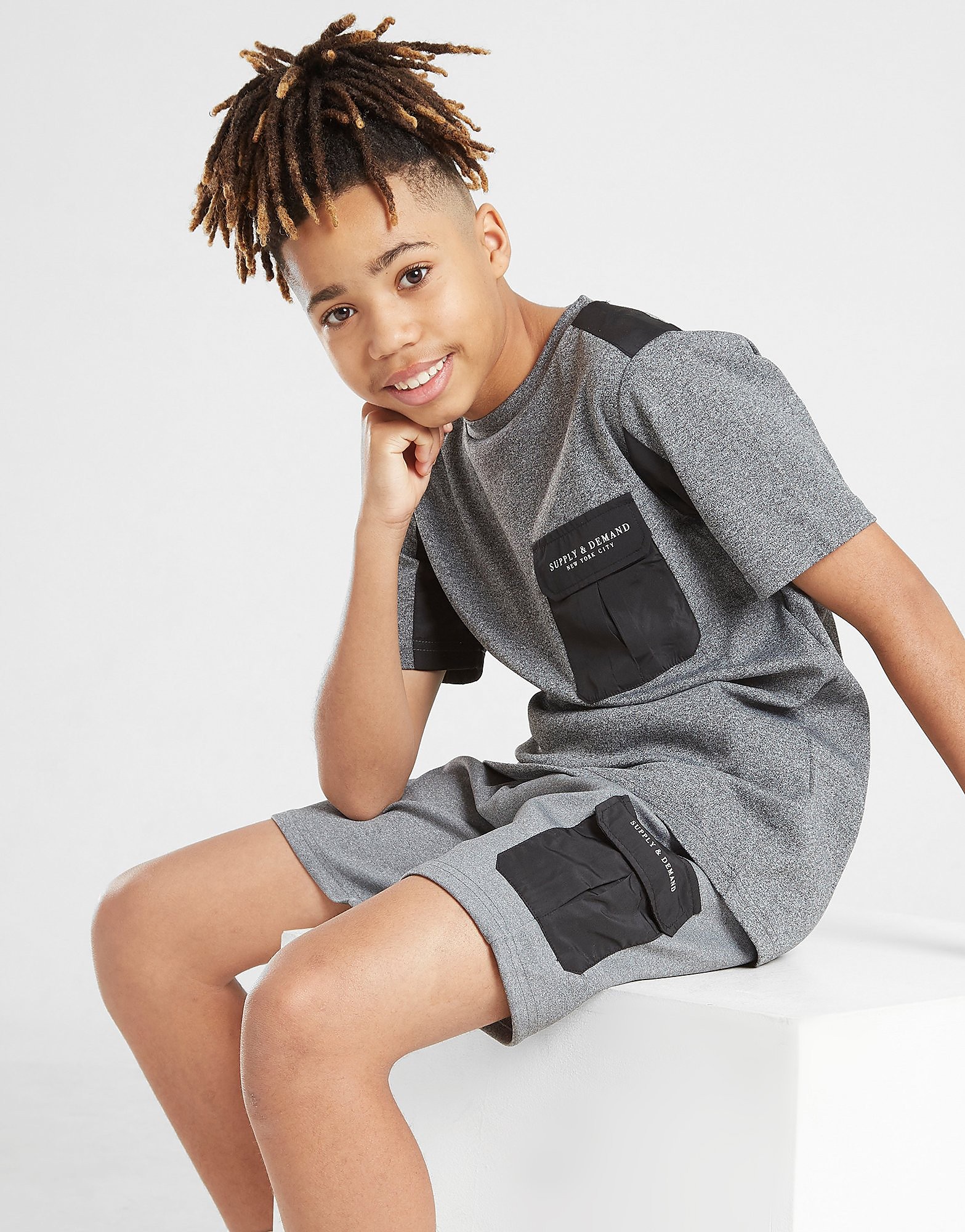 

Supply & Demand Compact Poly Shorts Junior - Grey - Kids, Grey